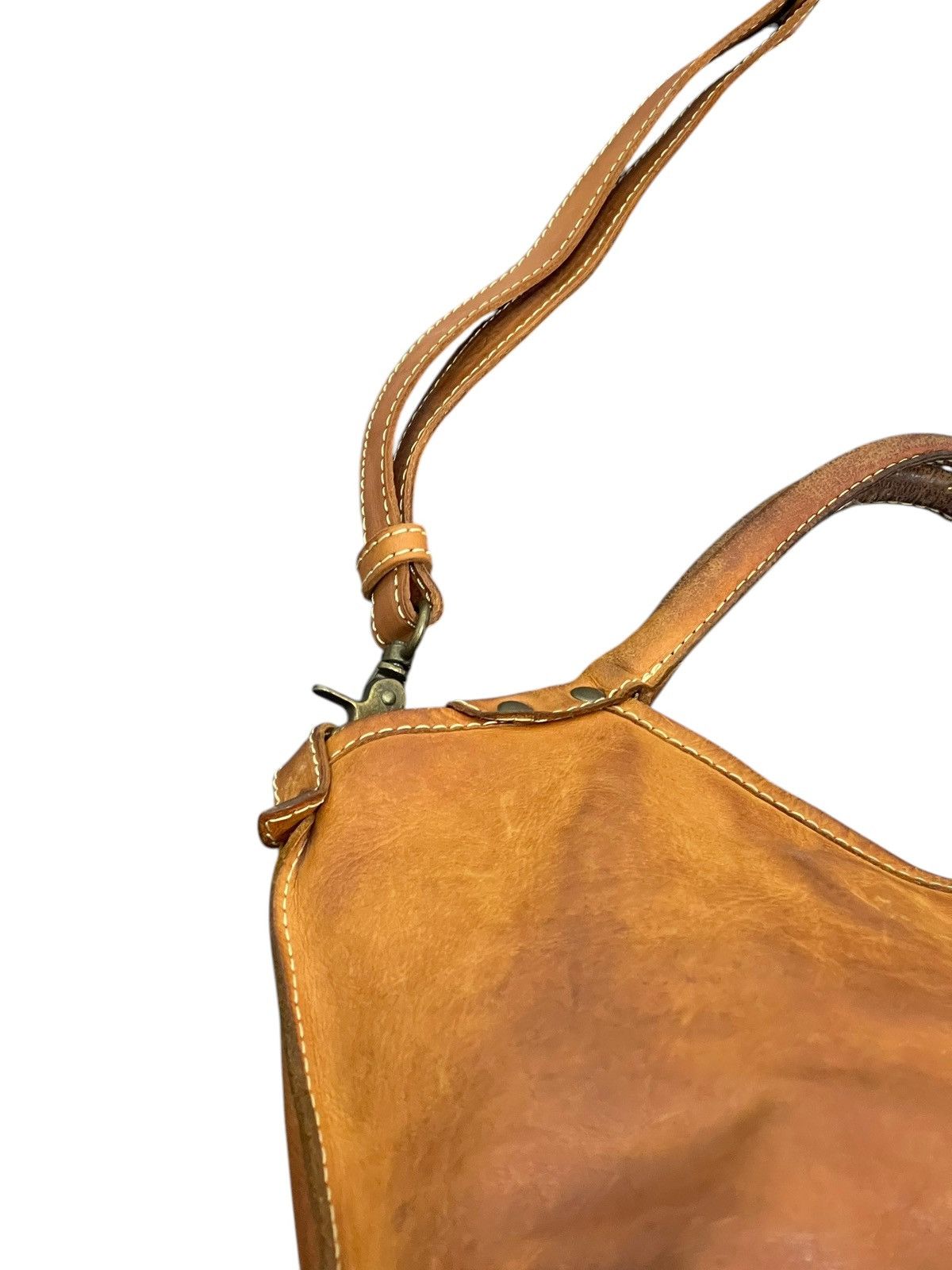 Genuine Leather Full Leather Patina Peaks Peak Japan Tote Shoulder Bag 1🟩6 Size ONE SIZE - 21 Thumbnail