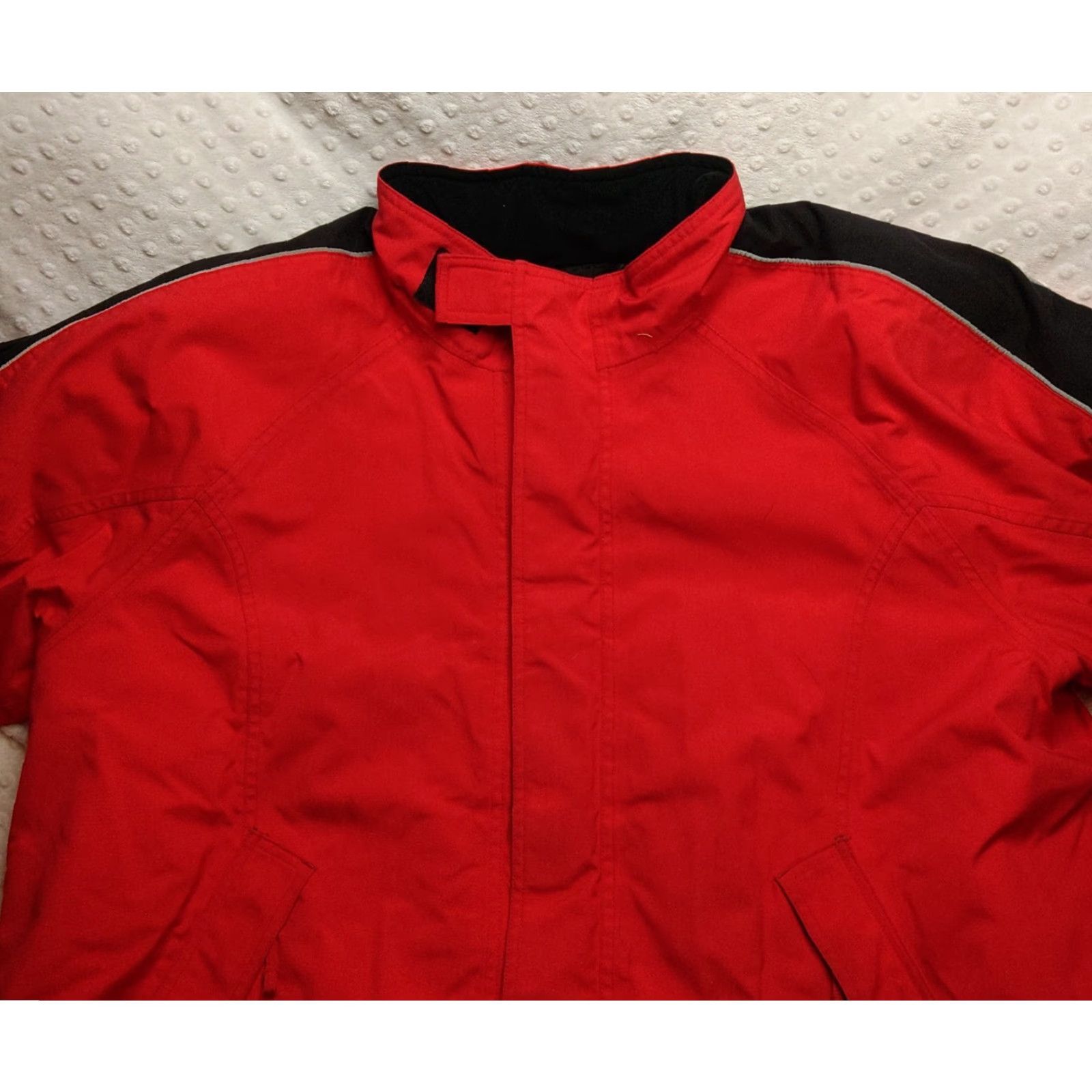 Vintage Cabela's Coat Parka Zip Up Heavy Collared Knit Nylon Softshell Red XL Mens Winter Outdoor Ice Fishing Hi-Vis Logo Size US XL / EU 56 / 4 - 4 Thumbnail