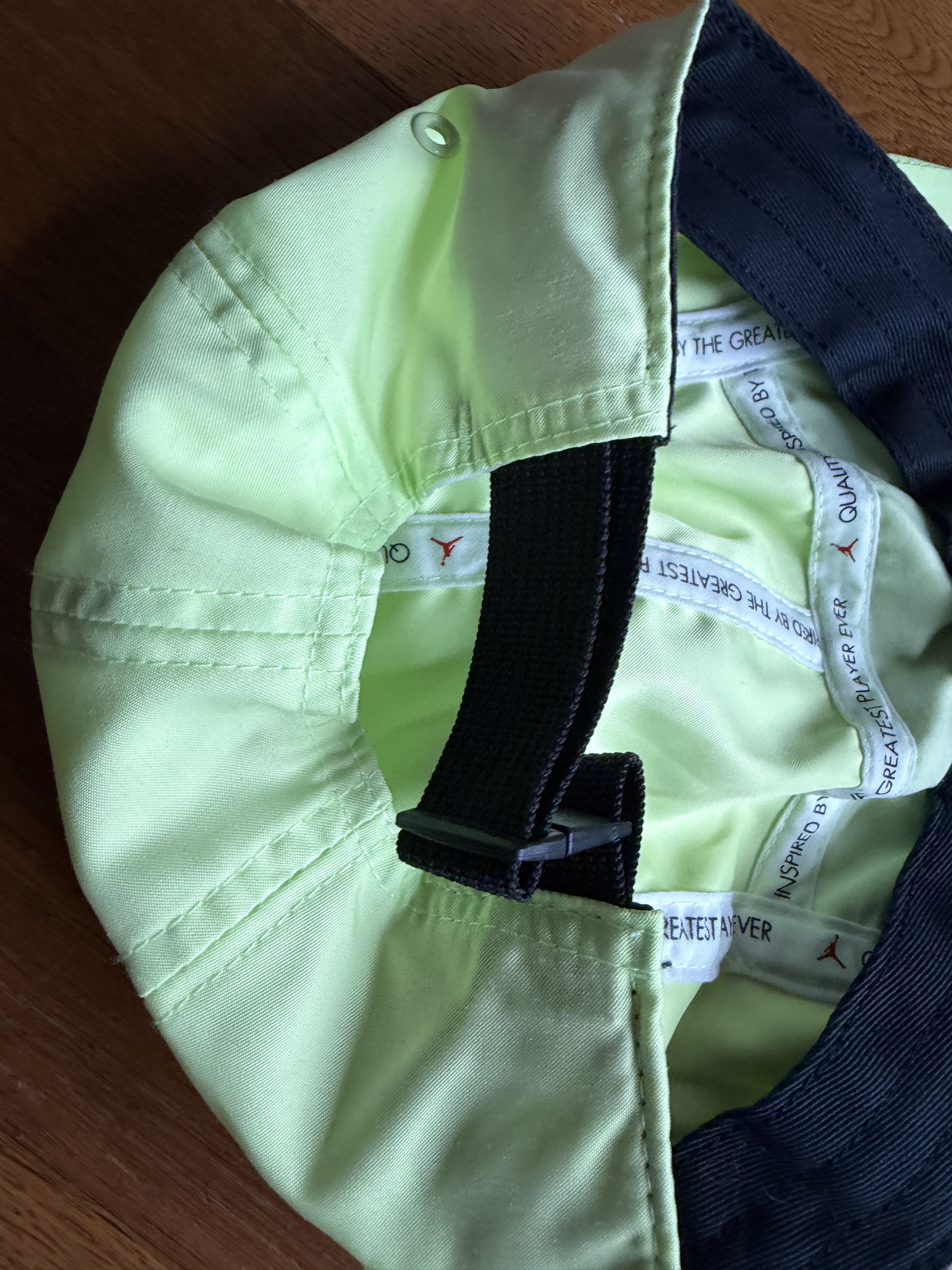 Jordan Brand Jordan 23 Engineered 5 Panel Hat Strap back Cap Neon Green Size ONE SIZE - 6 Thumbnail