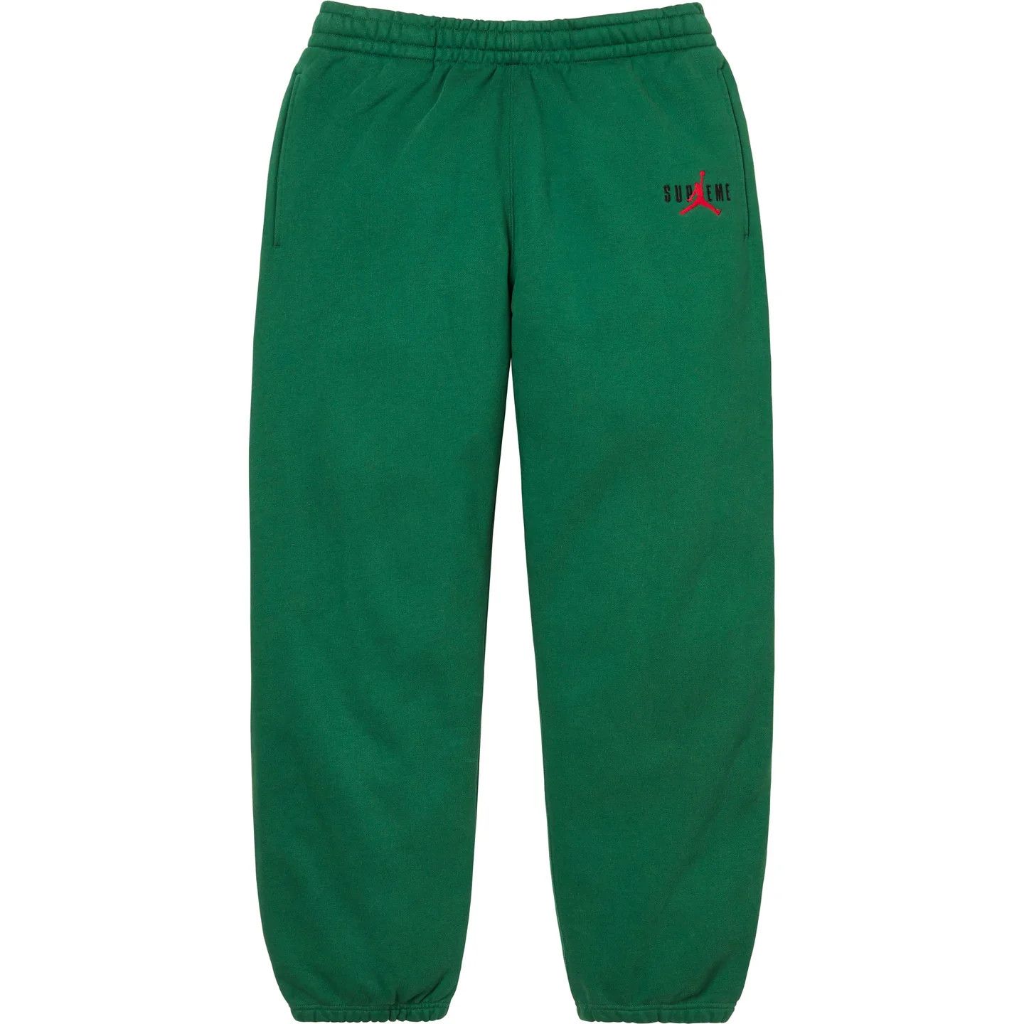 Jordan Brand × Supreme Supreme Jordan Sweatpant - Green Size US 36 / EU 52 - 1 Thumbnail