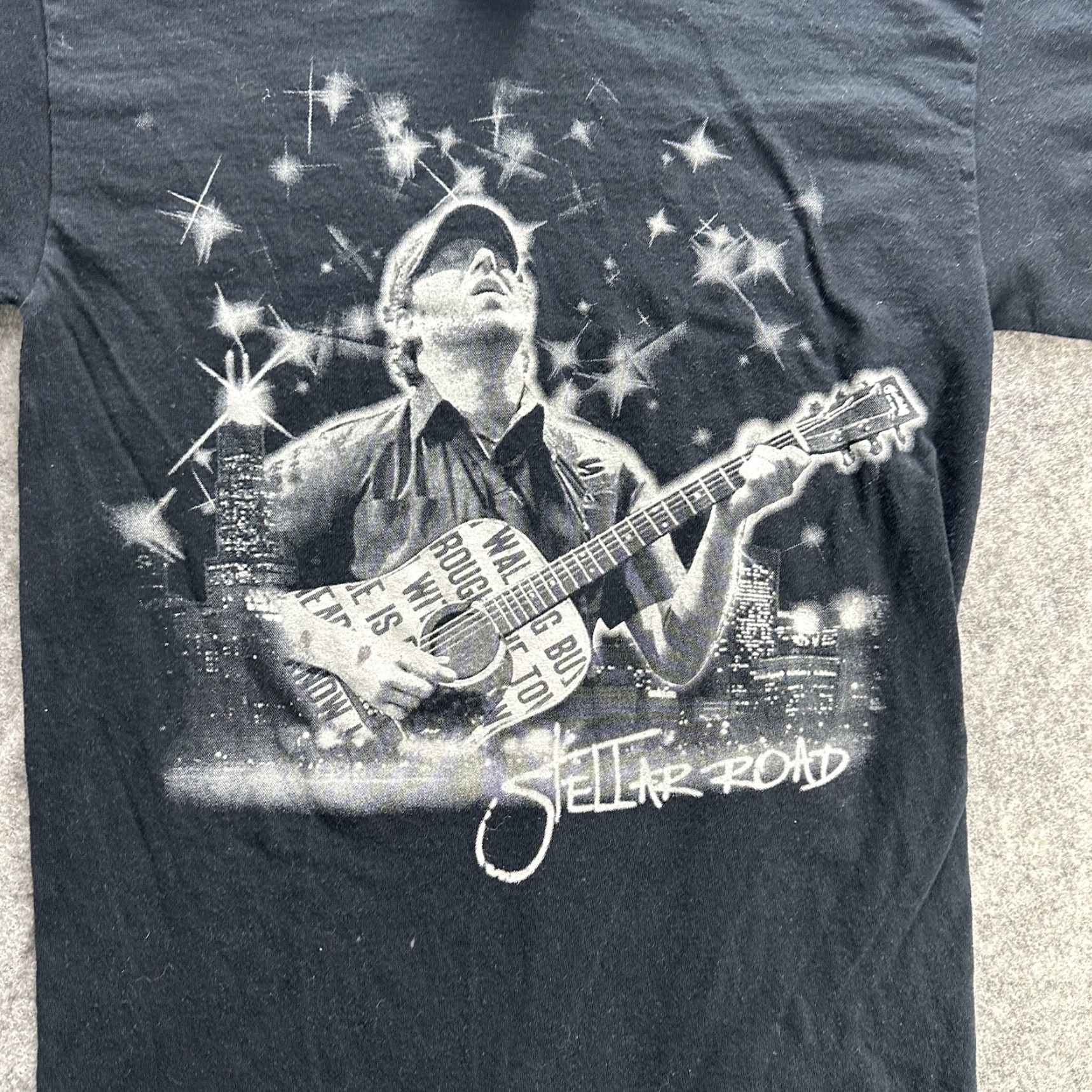 Gildan Stellar Road Band Shirt Mens Small Black Graphic Music Tee Gildan Heavy Cotton Size US S / EU 44-46 / 1 - 5 Thumbnail