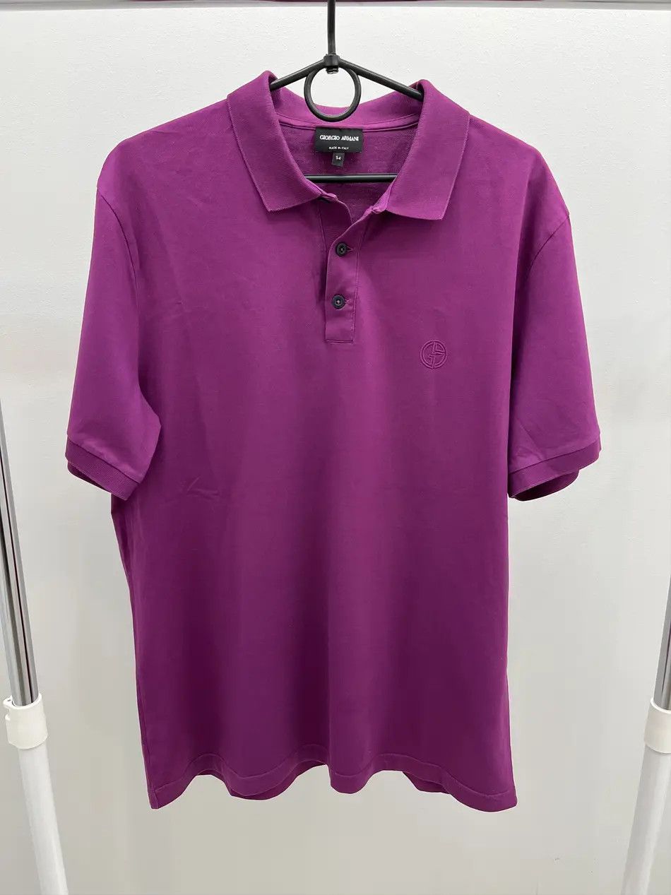 Giorgio Armani 450$ Retail Giorgio Armani Logo Polo Shirt Tshirt Tee Size US L / EU 52-54 / 3 - 1 Thumbnail