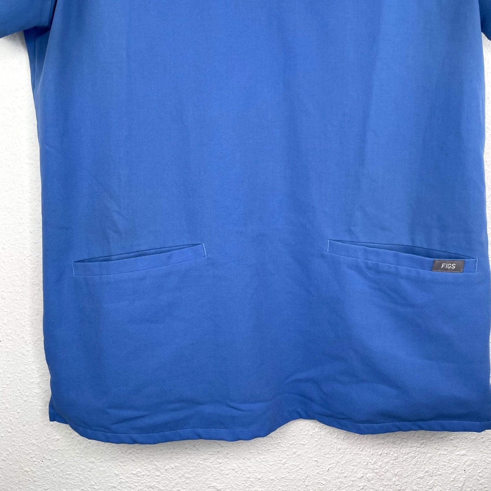 Vintage FIGS Technical Collection Blue Scrub Top Womens Size S Double Pocket Shirt Womens Blue Scrub Top Size S / US 4 / IT 40 - 3 Thumbnail
