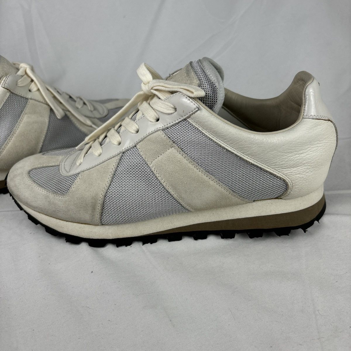 Maison Margiela 22 Retro Runner Low. White & Gray S37WS0347 EU 42 US 9 Size US 9 / EU 42 - 4 Thumbnail