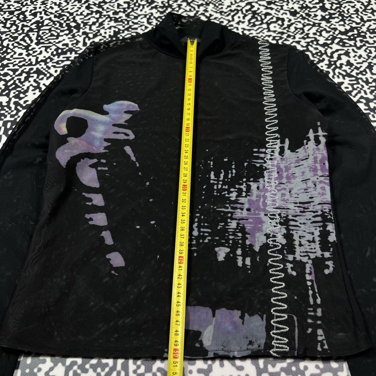 Japanese Brand Vintage Y2K Japanese Abstract Mesh Longsleeve JPG 90s Style Size M / US 6-8 / IT 42-44 - 18 Thumbnail
