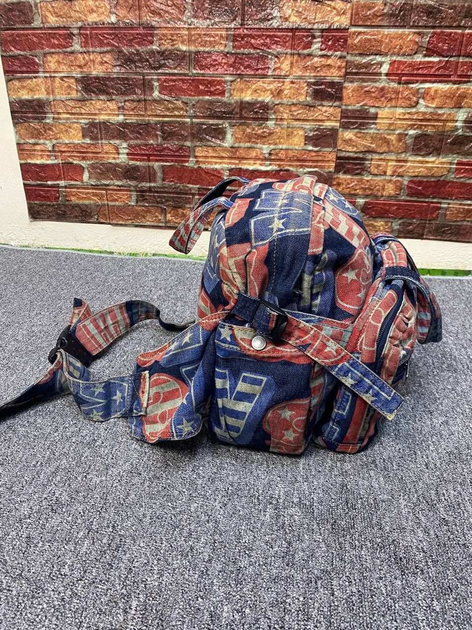 Hysteric Glamour VTG 90S HYSTERIC GLAMOUR TOOLS FIREFIGHTER BUMBAG DENIM Size ONE SIZE - 21 Thumbnail