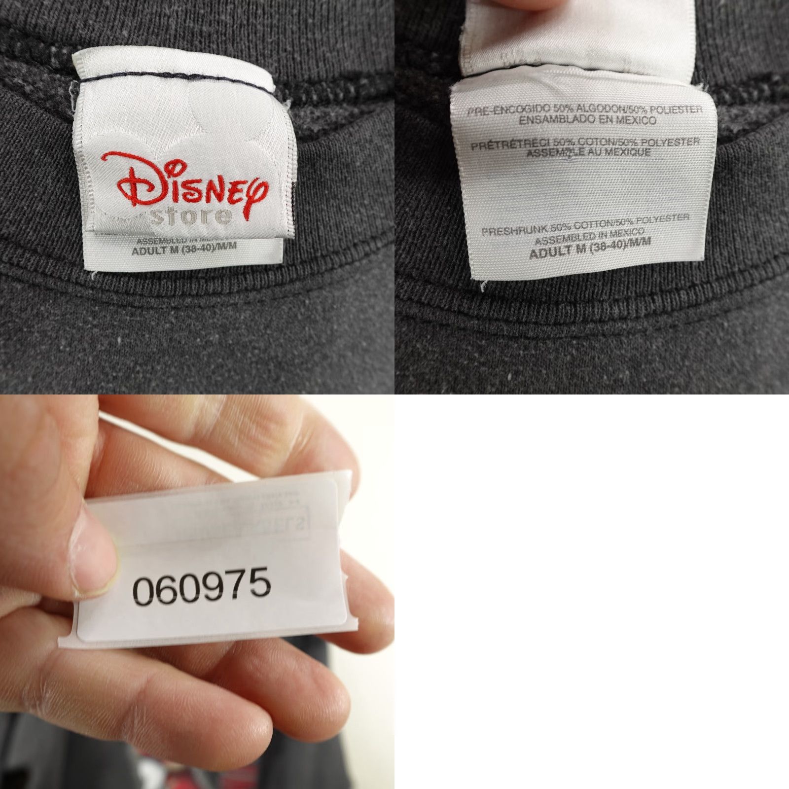 Disney VINTAGE Disney Sweatshirt Mens Medium Gray Grumpy Seven Dwarves Pullover Sweater Size US M / EU 48-50 / 2 - 8 Thumbnail