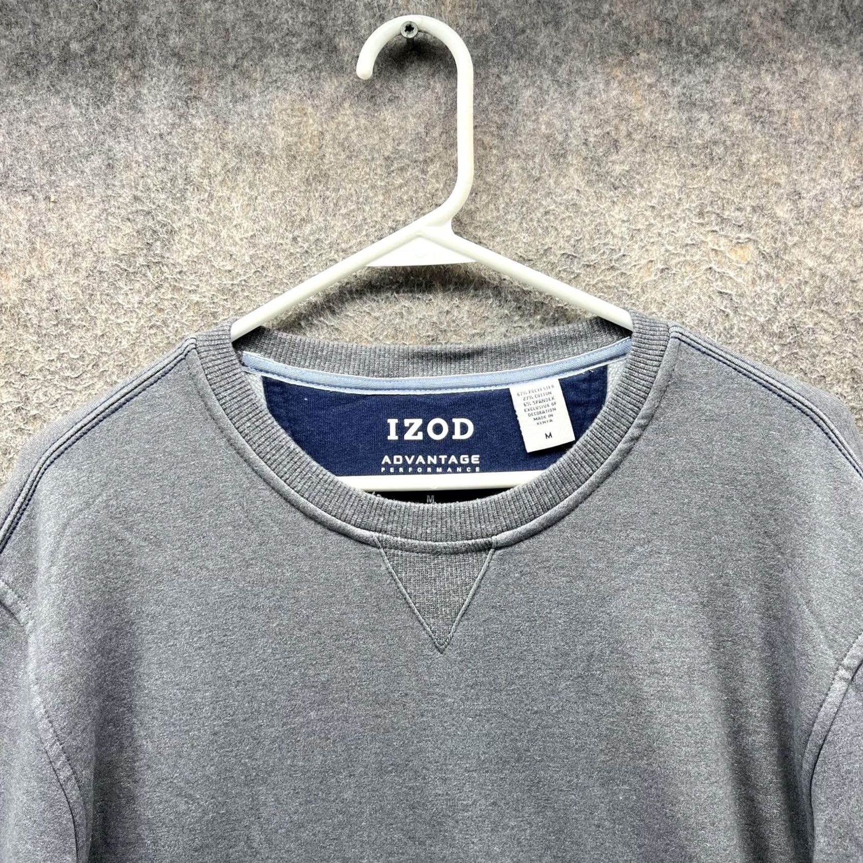 Izod Izod Sweatshirt Mens M Gray Stretch Crewneck Pullover Casual Size US M / EU 48-50 / 2 - 5 Thumbnail
