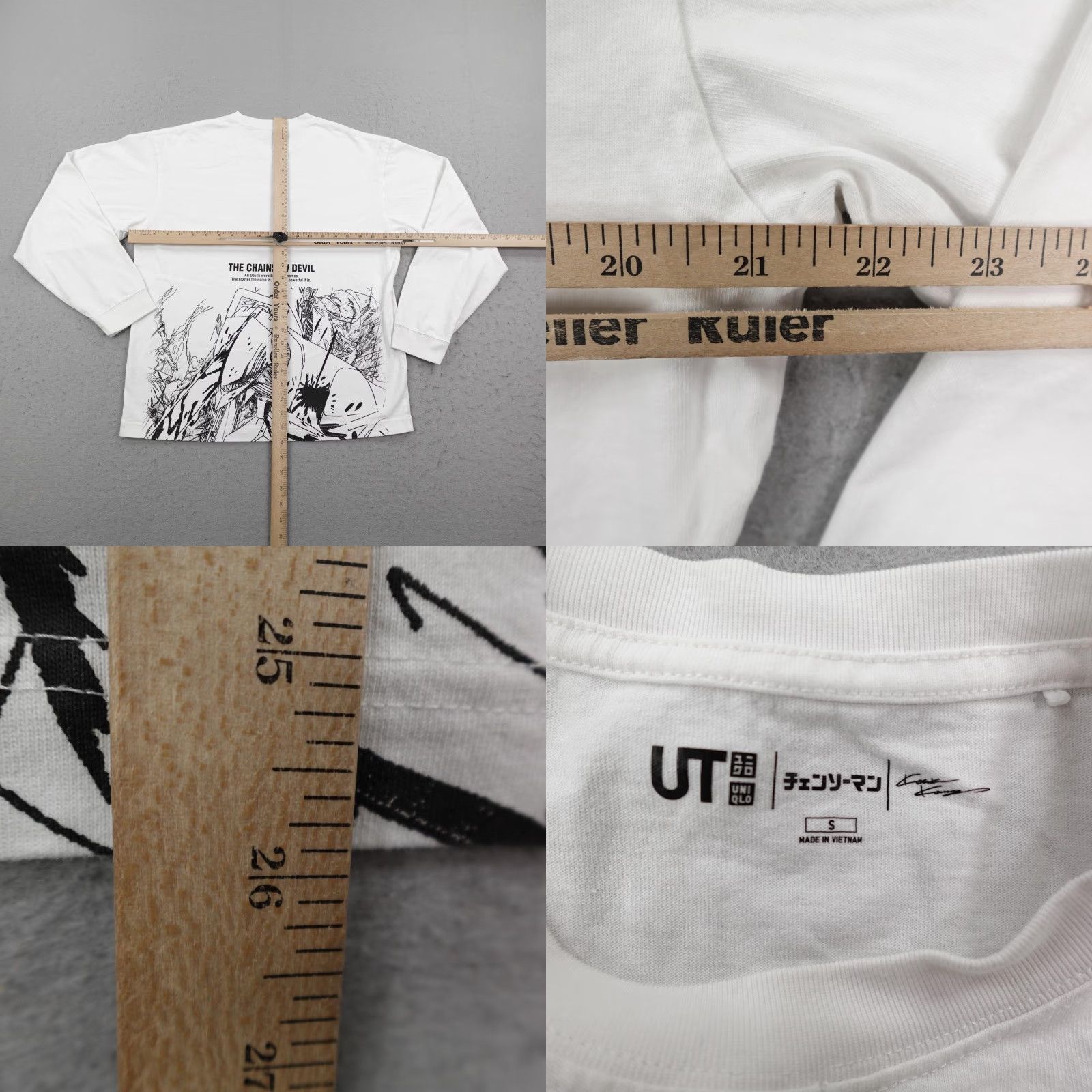 Uniqlo Uniqlo Chainsaw Man Shirt Mens Small White Tokyo Special Division Devil Hunter Shirt Mens Small White Tokyo Special Division Devil Hunter Size US S / EU 44-46 / 1 - 8 Thumbnail