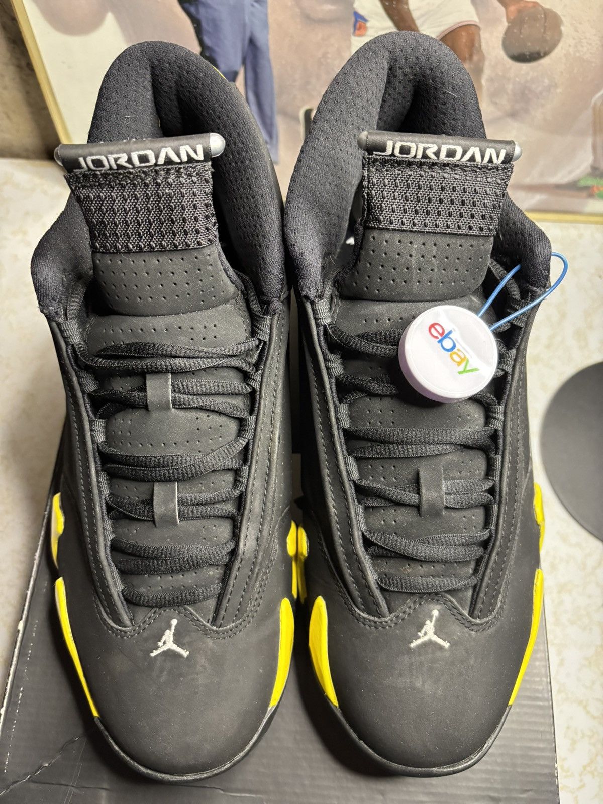 Jordan Brand Air Jordan 14 Retro 2013 thunder Size US 10.5 / EU 43-44 - 2 Thumbnail