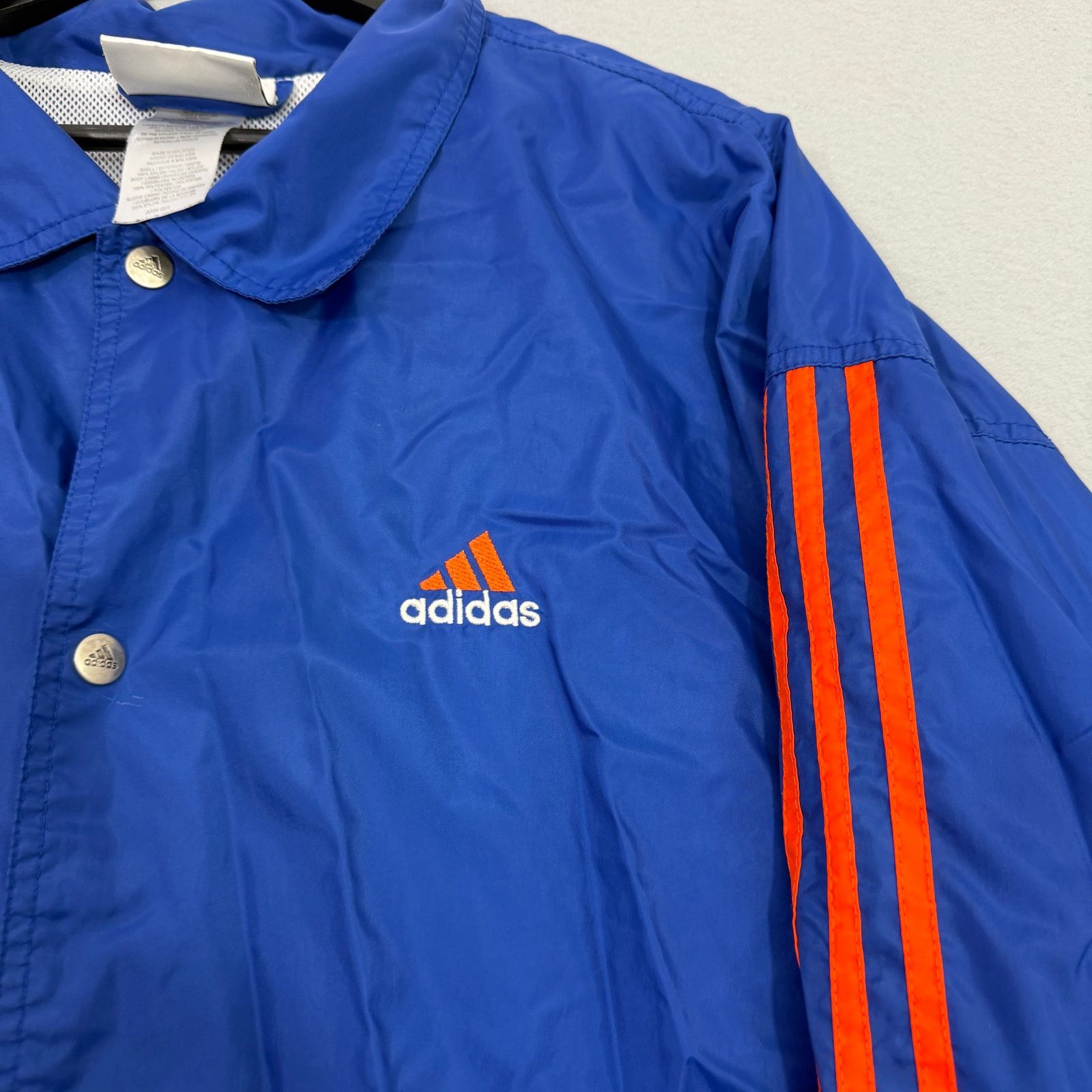 Adidas Vintage Adidas Windbreaker Jacket Extra Large Coaches 90s Size US XL / EU 56 / 4 - 3 Thumbnail