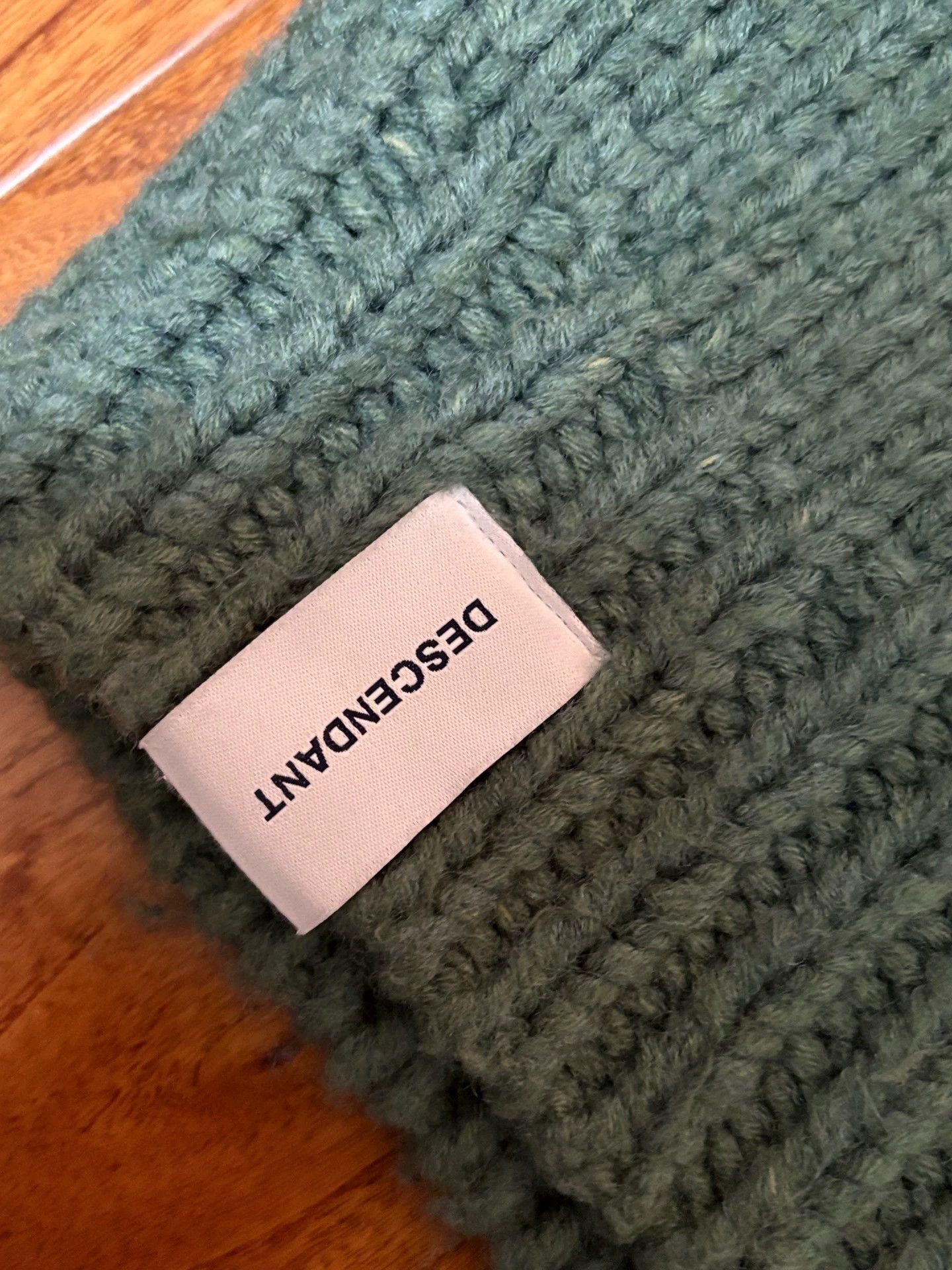 Descendant DESCENDANT 19AW ARAN WOOL panelled oversized knit sweater Size US M / EU 48-50 / 2 - 8 Thumbnail