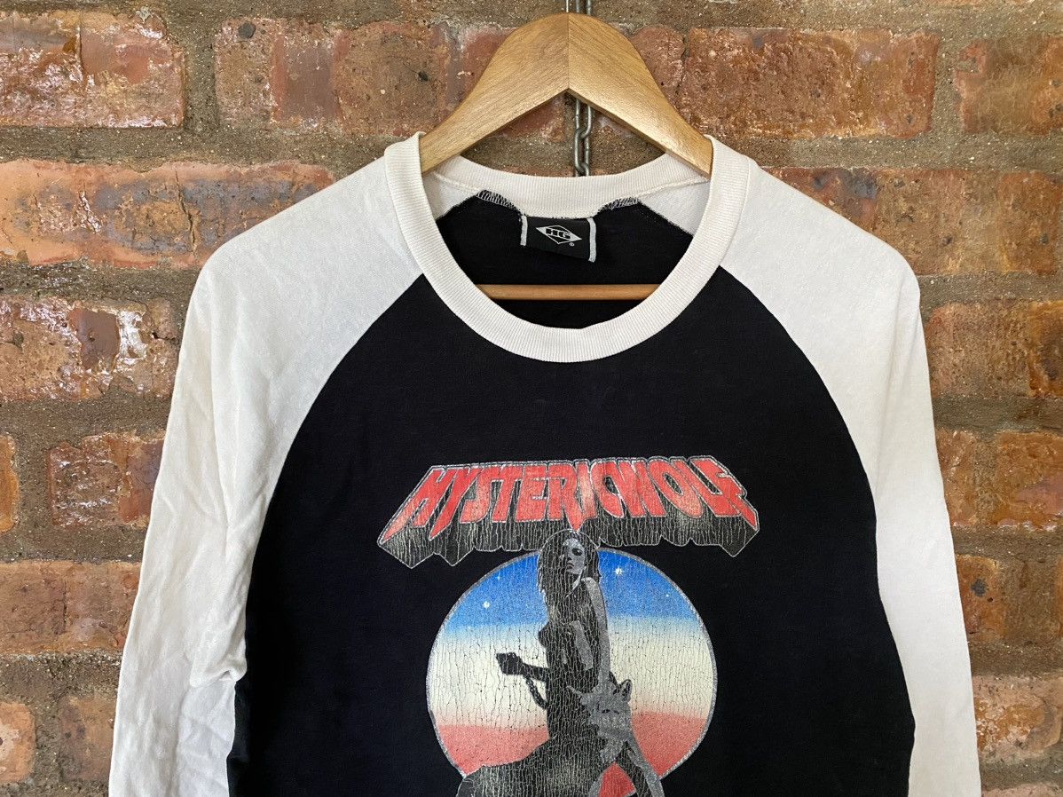 Hysteric Glamour 1990s Hysteric Wolf 3/4 sleeve Raglan iron Maiden Size US M / EU 48-50 / 2 - 3 Thumbnail