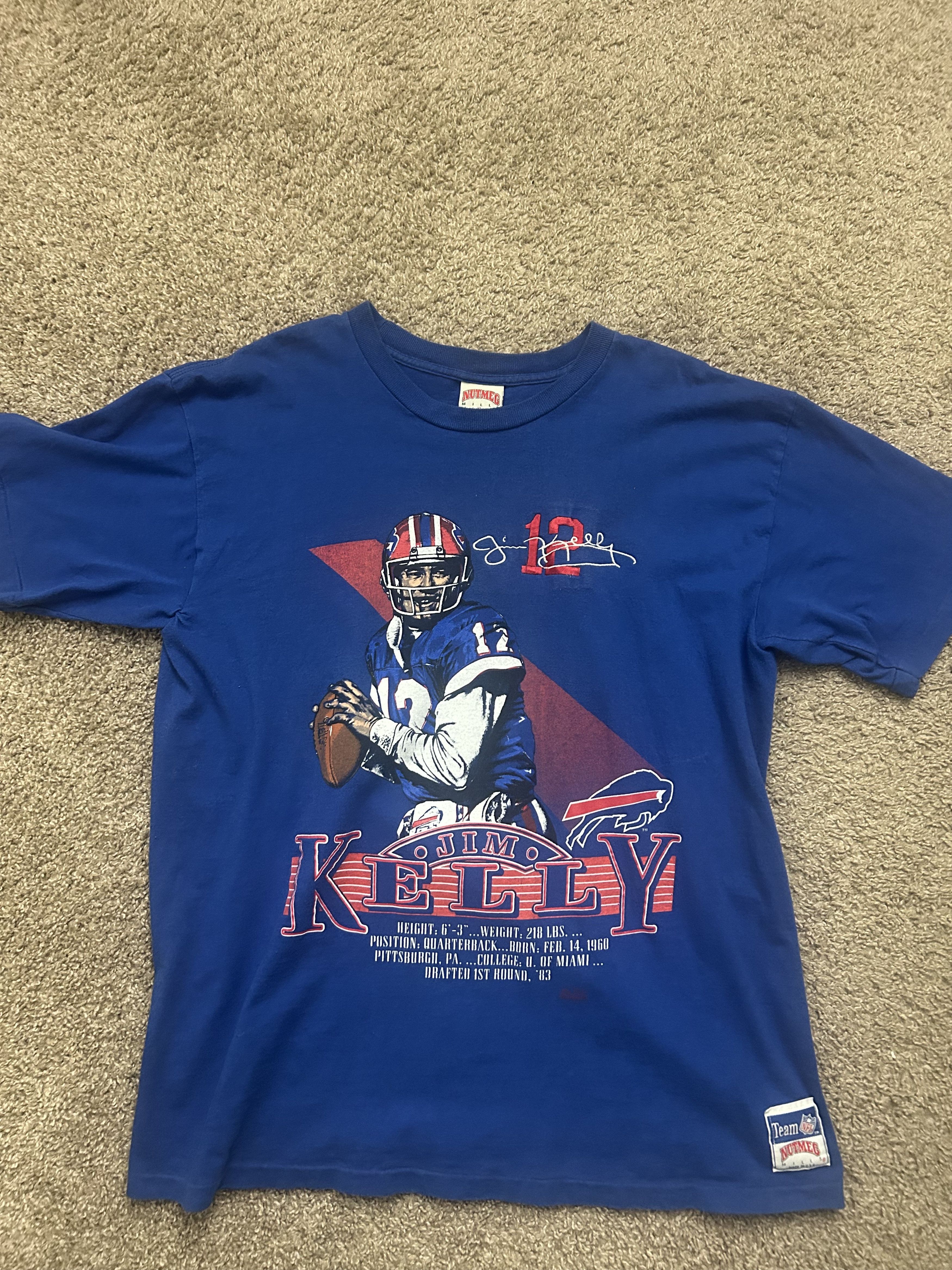 Nutmeg BUFFALO BILLS VINTAGE 90s JIM KELLY SHIRT Size US XL / EU 56 / 4 - 1 Thumbnail