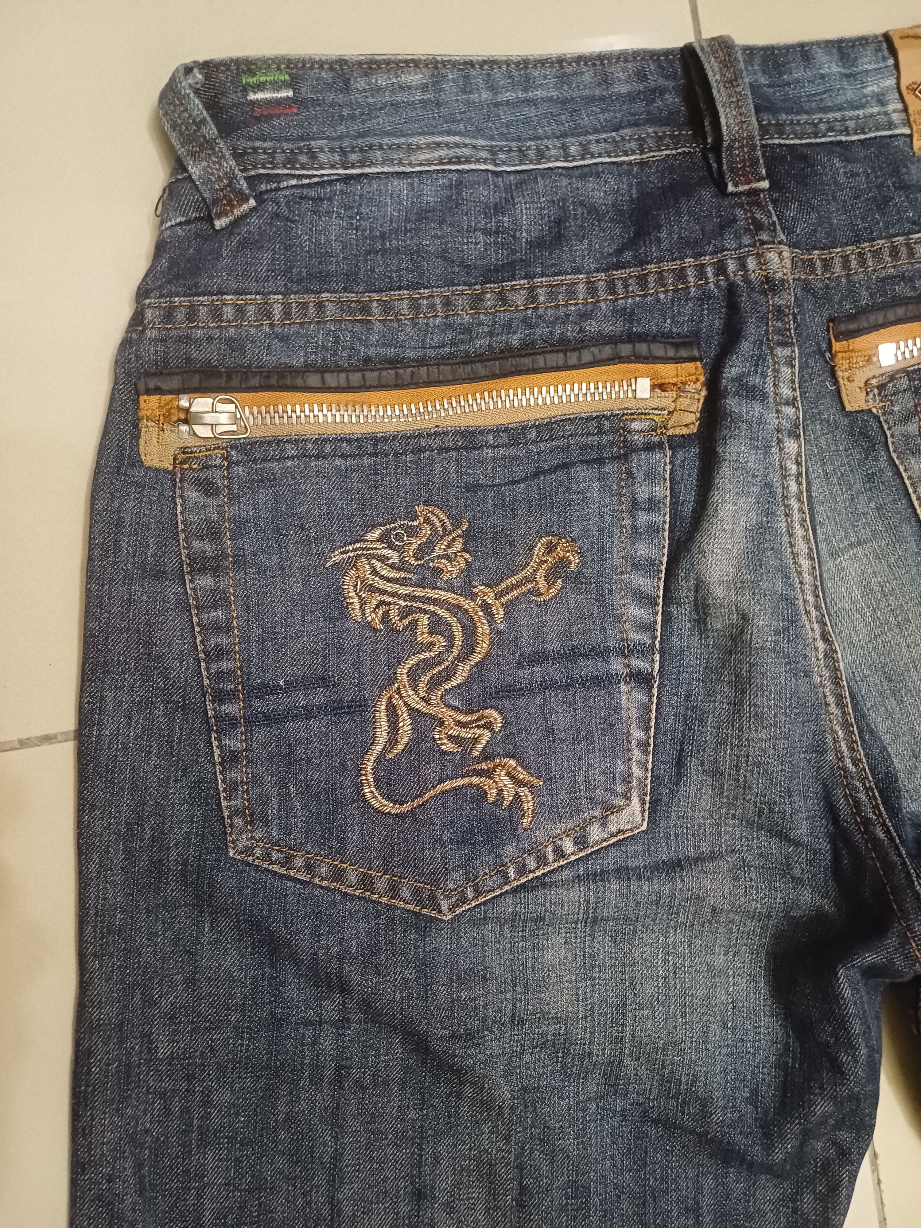 Diesel Superb loose DIESEL Jeans.. dragon on back poket Size US 34 / EU 50 - 10 Thumbnail