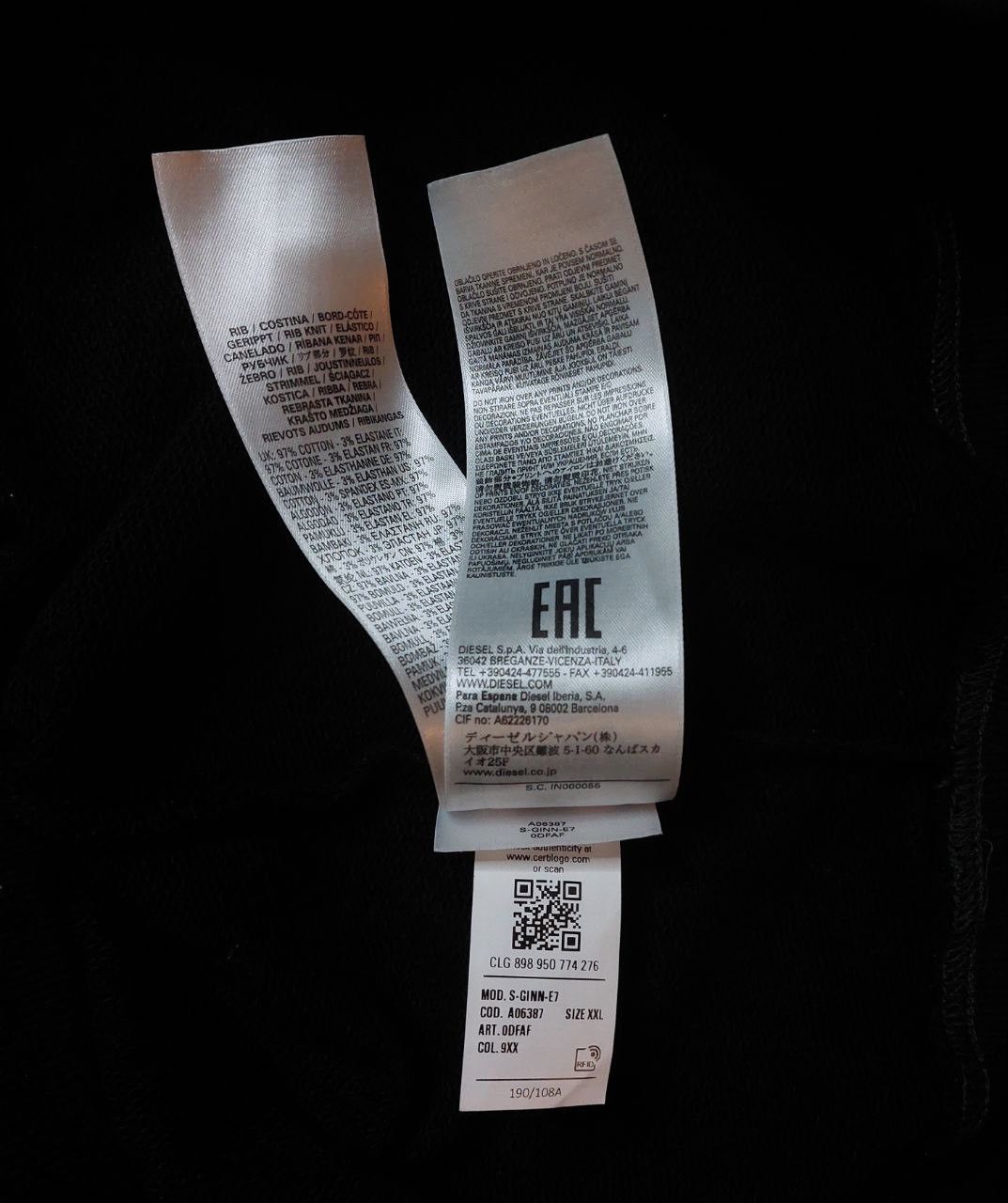 Diesel × Vintage diesel black sweater Size US XXL / EU 58 / 5 - 4 Thumbnail