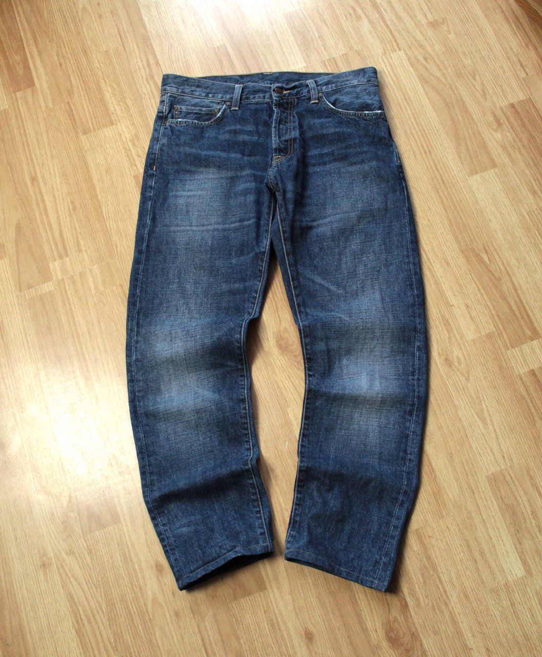 Carhartt 🔥 Carhartt WIP Vintage Logo Klondike Pants Denim Jeans 32x32 Size US 32 / EU 48 - 3 Thumbnail