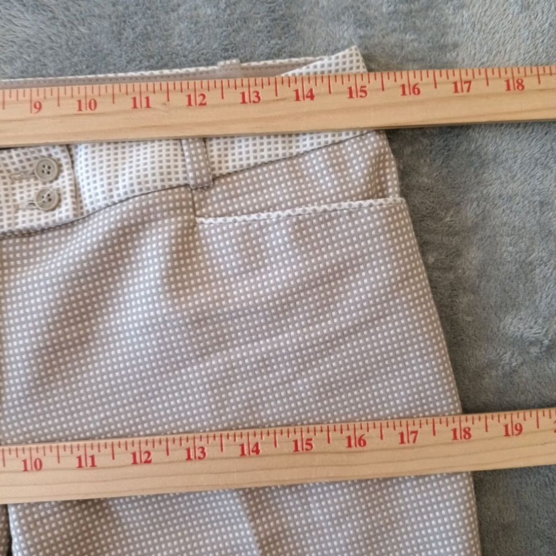 Vintage The Limited Womens Ankle Pants Size 2 Gray Geometric Low Rise 30x25.5 Size 26" / US 2 / IT 38 - 3 Thumbnail