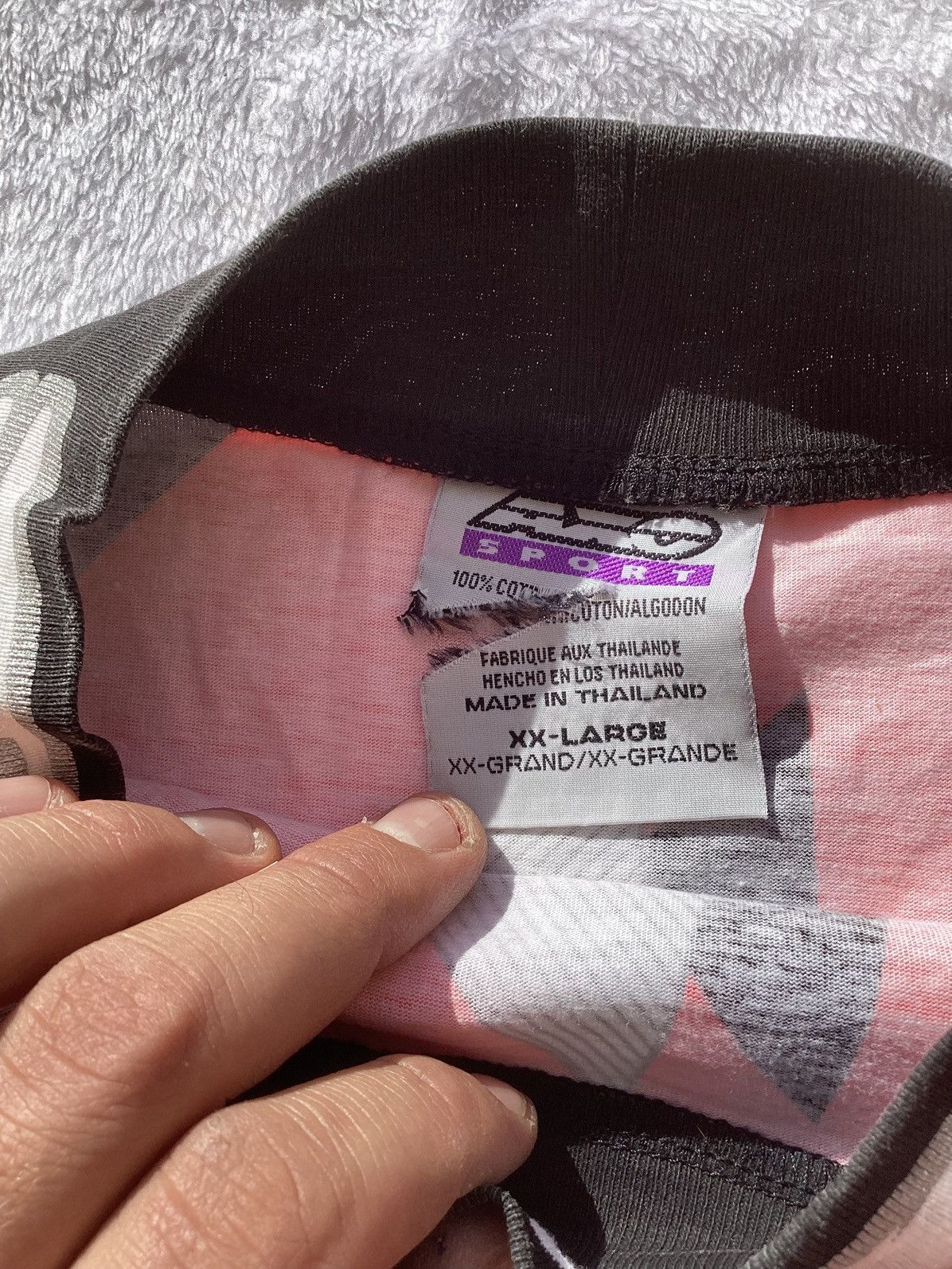 Vintage Vtg 90s AXO sports racing neon pink riding/motorcycle jersey Size US XXL / EU 58 / 5 - 11 Thumbnail