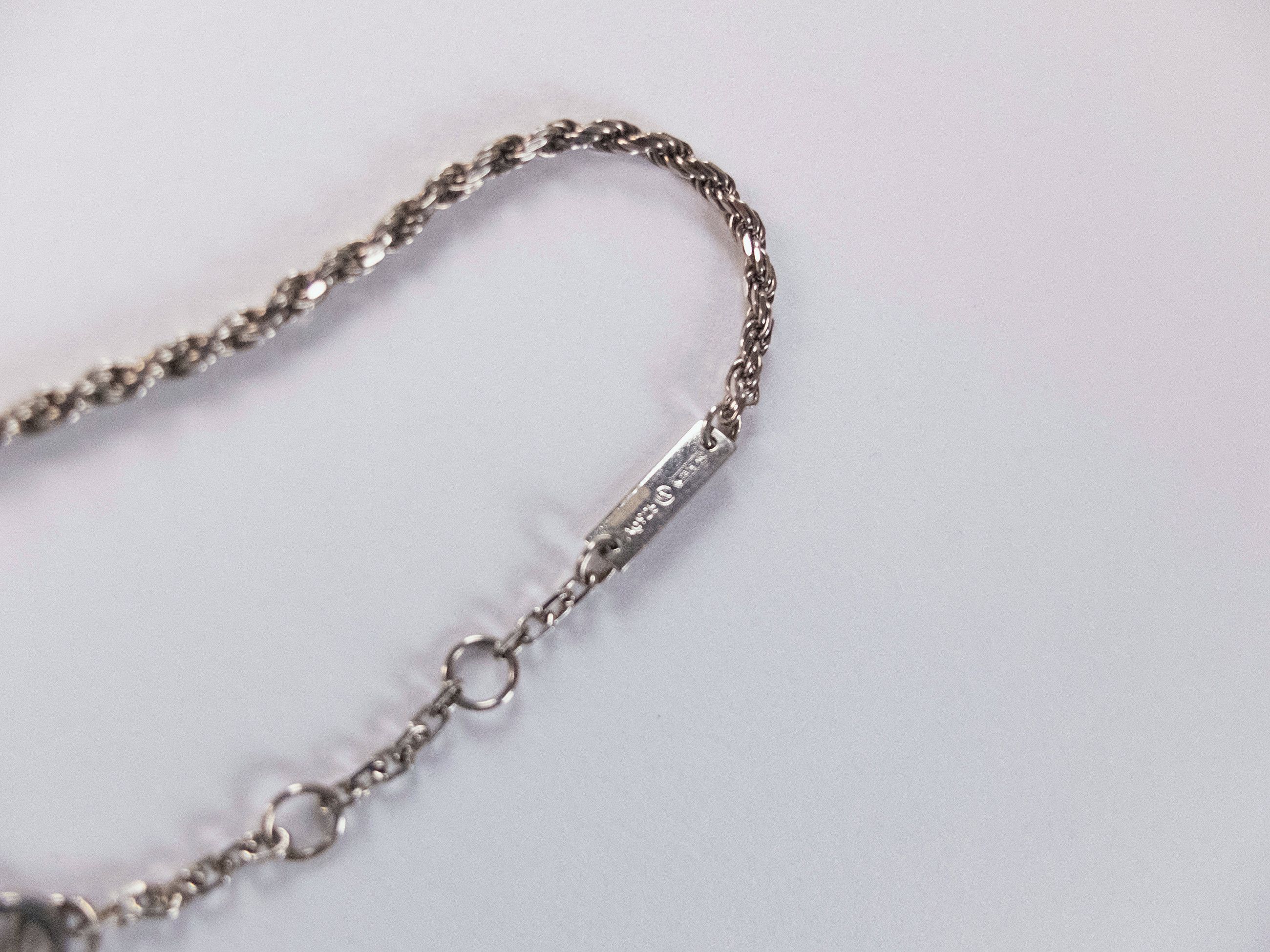 Bottega Veneta BOTTEGA VENETA Trio silver & green pendant necklace q Size ONE SIZE - 6 Thumbnail