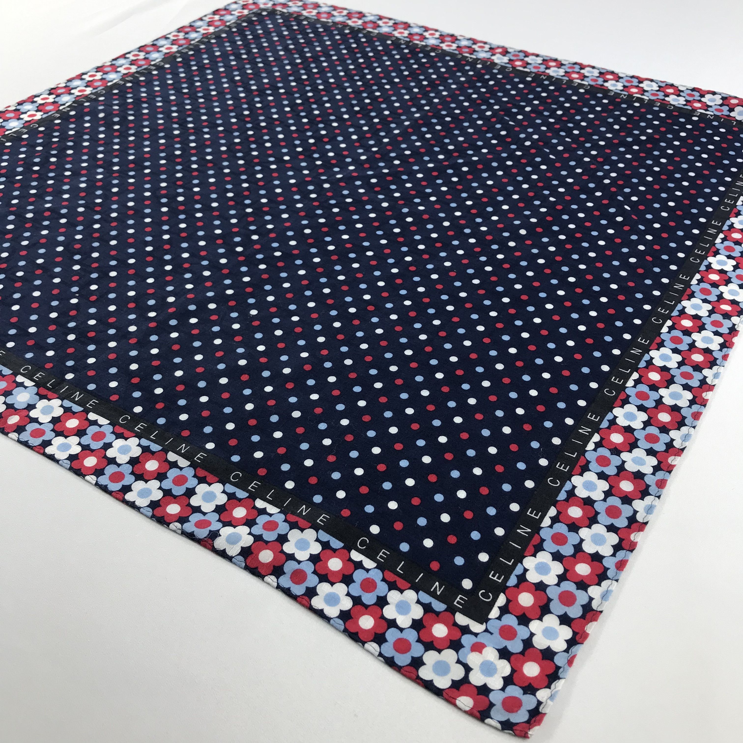 Celine × Vintage Celine Bandana / Handkerchief / Neckerchief - S2094 Size ONE SIZE - 2 Thumbnail