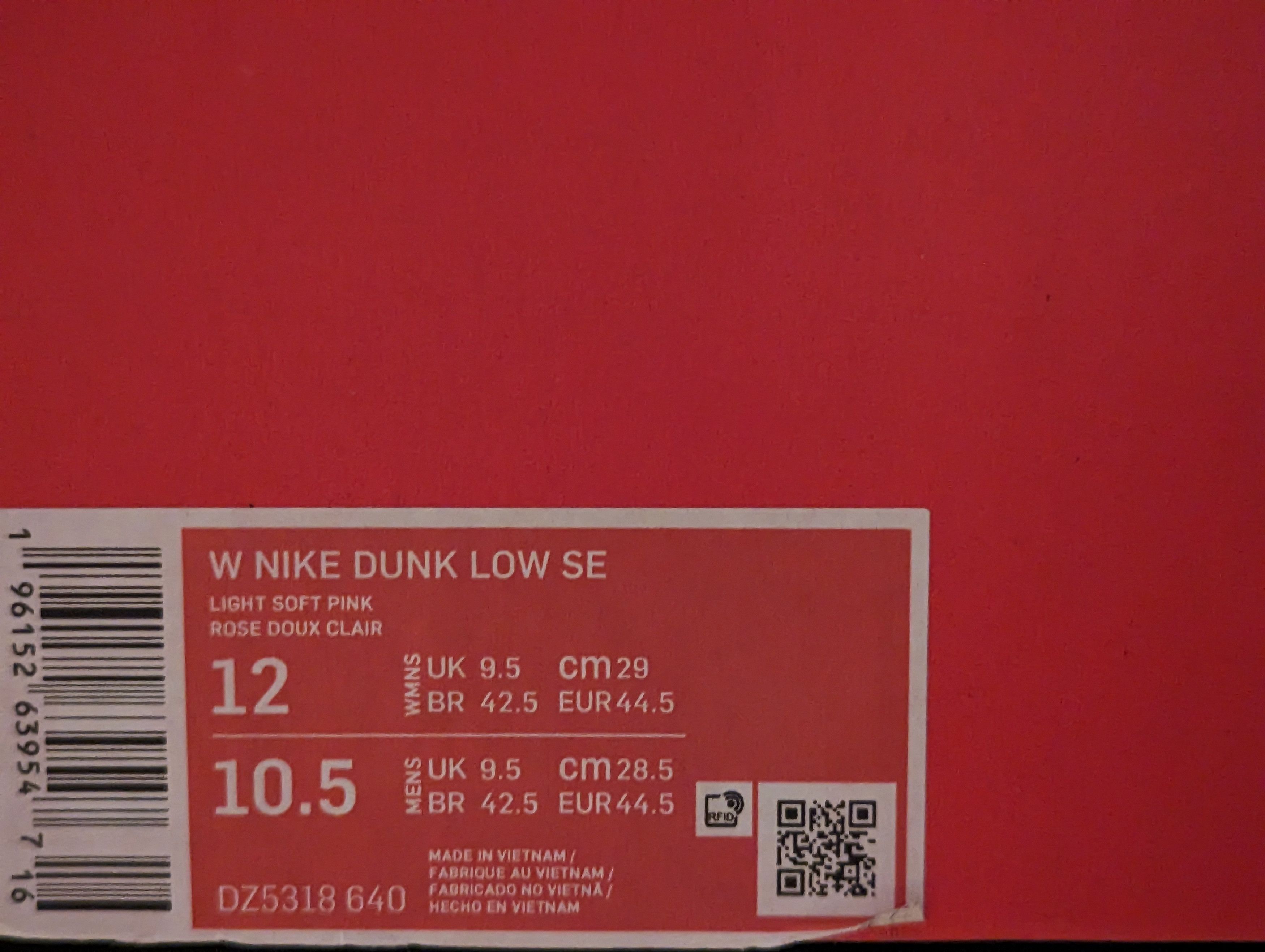 Nike Dunk Low “Teddy Bear” W/12 M/10.5 Size US 10.5 / EU 43-44 - 7 Thumbnail