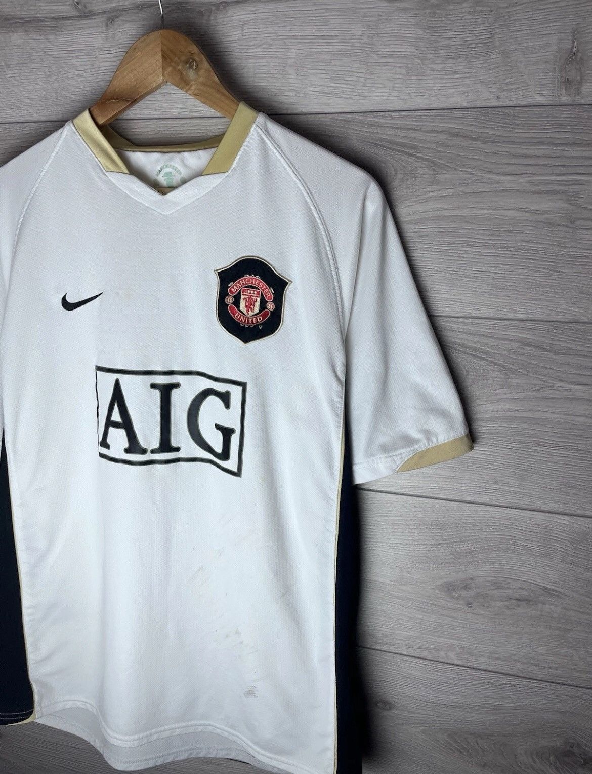 Nike Vintage football t-shirt Nike Manchester United #21 Stuggy Size US XL / EU 56 / 4 - 5 Thumbnail