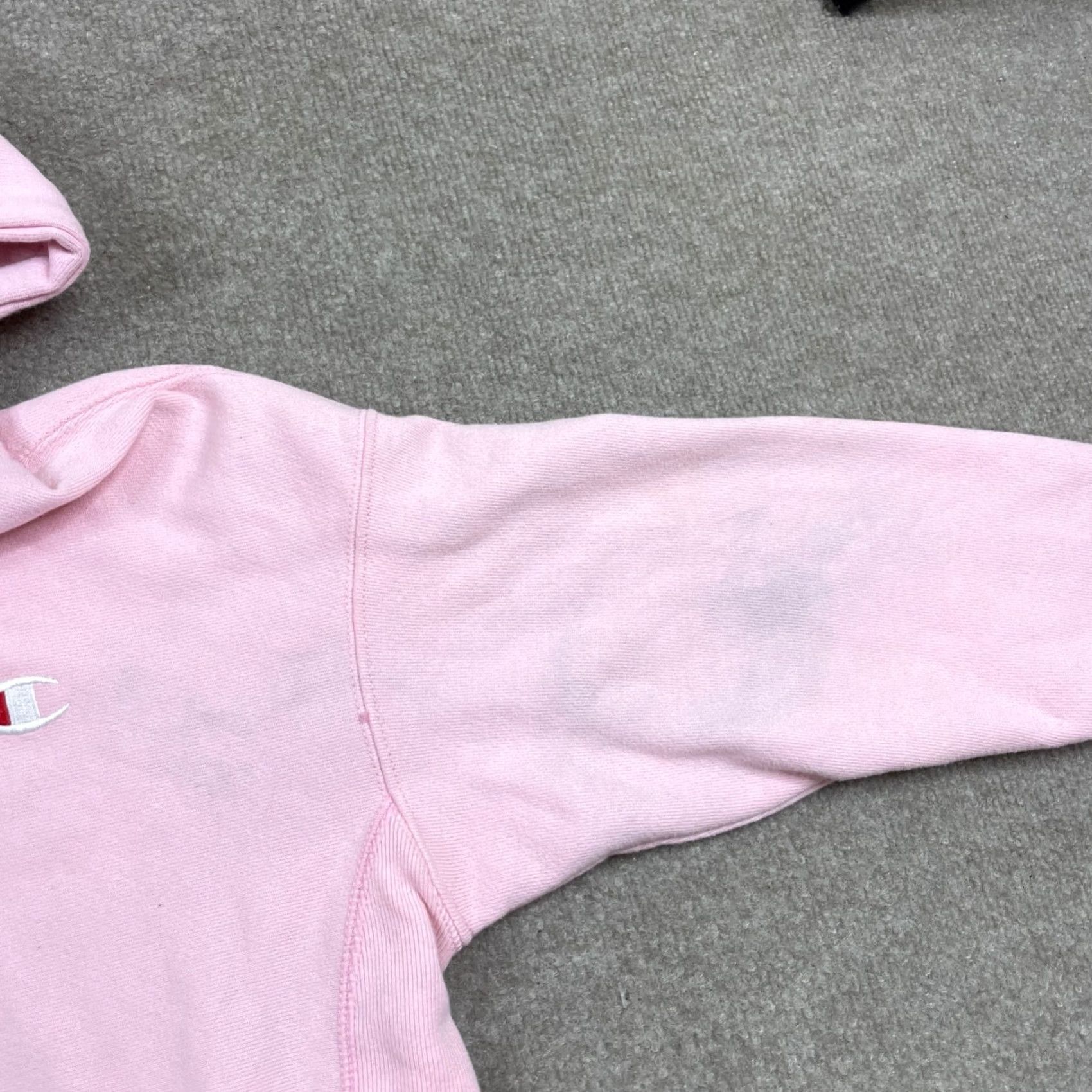 Champion Champion Sweatshirt Women's Small Pink Pullover Reversible Weave Casual Activewear Spring Winter Fall Varsity Logo Mens Womens Girls Boys Size S / US 4 / IT 40 - 4 Thumbnail