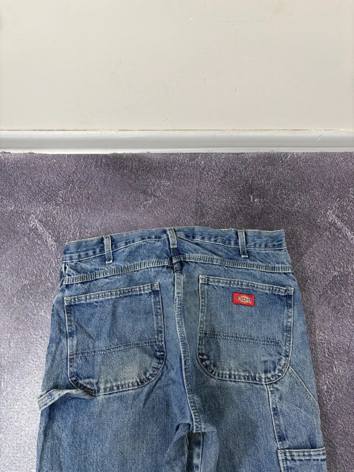 Dickies × Vintage Vintage Dickies Loose Fit USA Hype Work Denim Jeans Size US 34 / EU 50 - 5 Thumbnail
