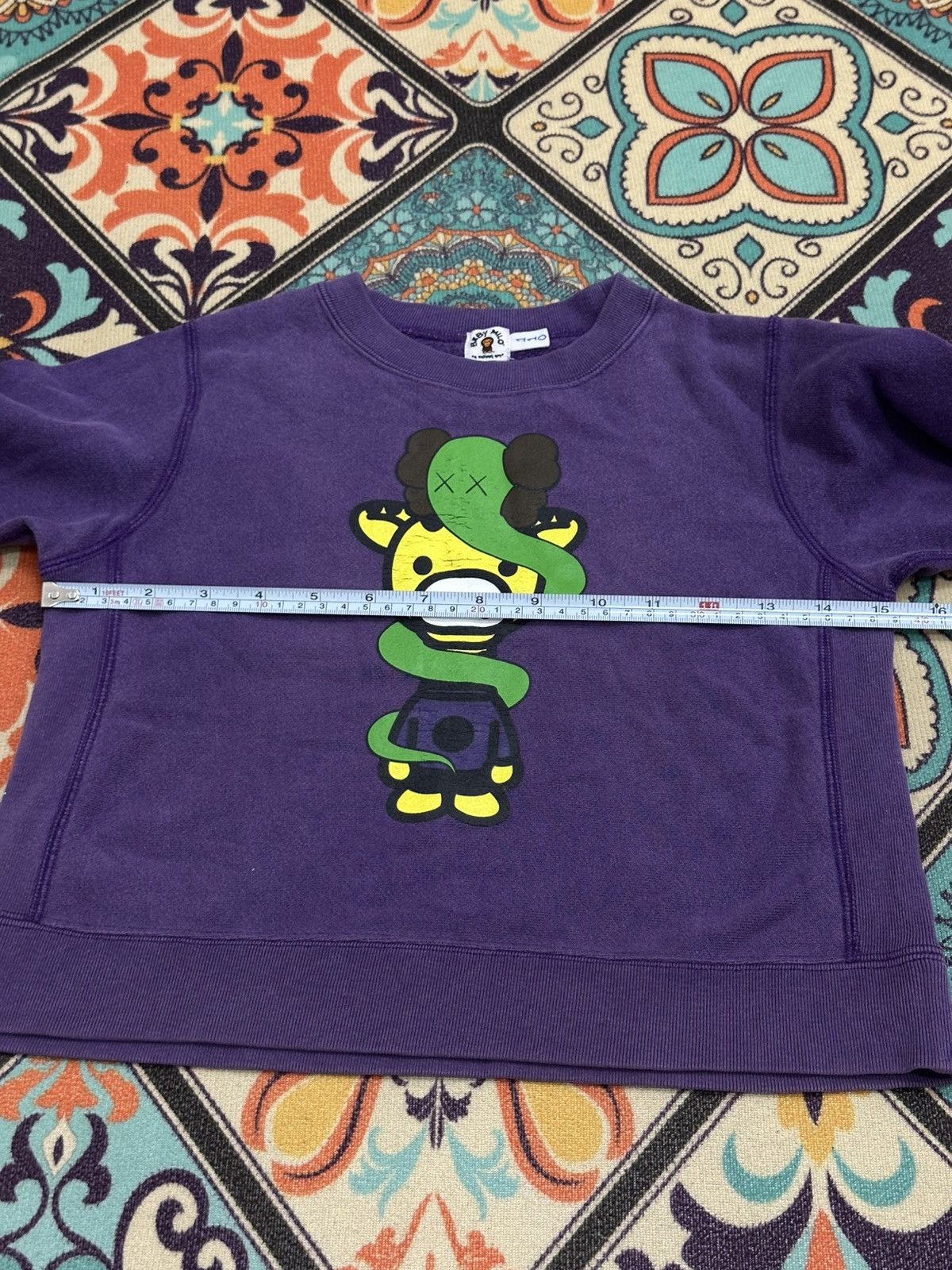 Bape × Kaws Bape (Baby Milo) x Kaws Kids/Youth Sweatshirt (Size 110) Size US XXS / EU 40 - 8 Thumbnail