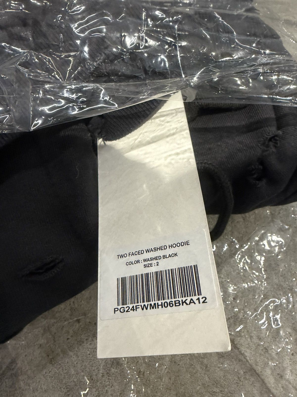 PROJECT G/R Project G/R Two-Faced Washed hoodie GR Protocol Index Size US L / EU 52-54 / 3 - 12 Thumbnail