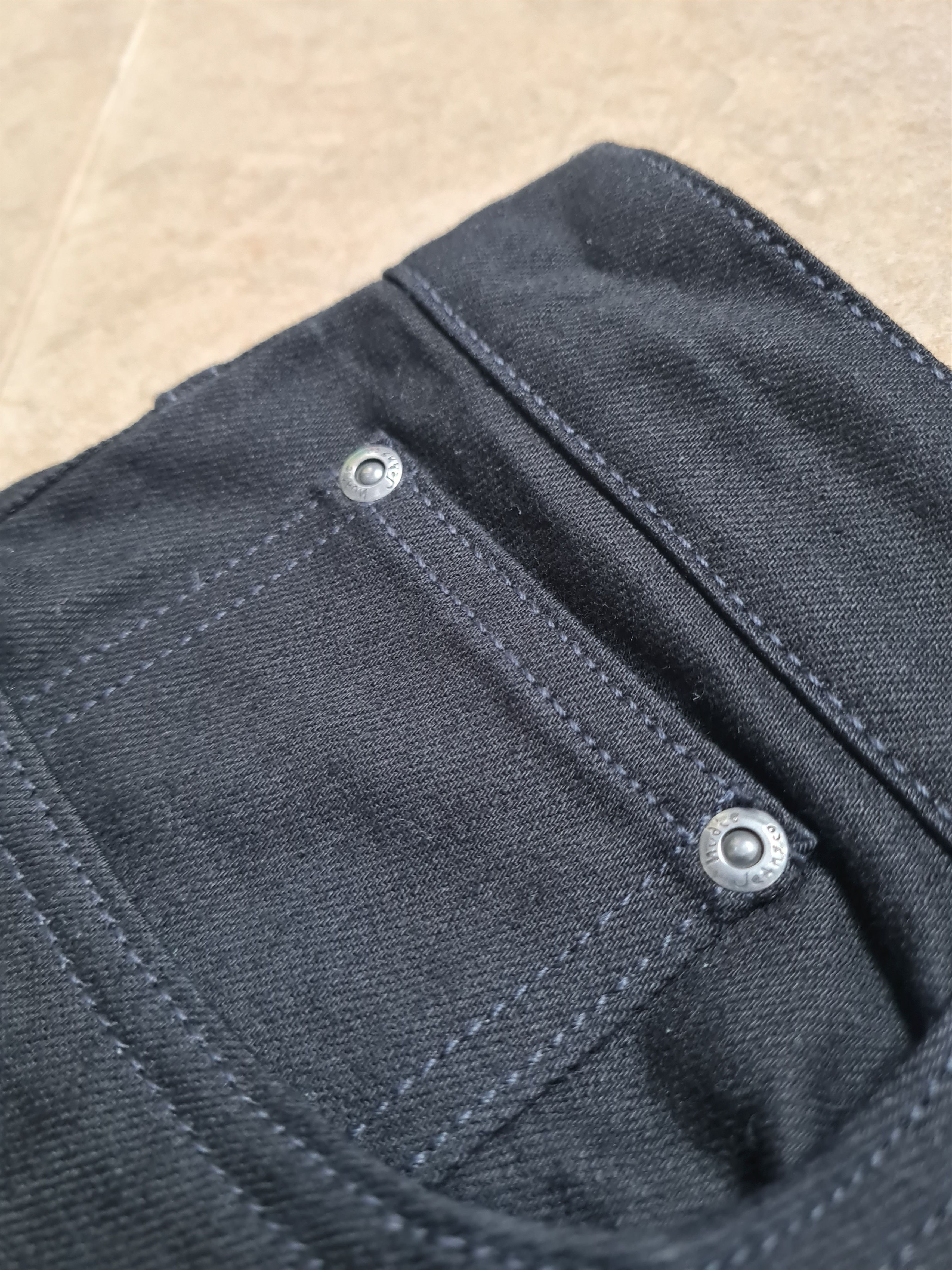 Nudie Jeans Vintage Denim Nudie Jeans Brute Knut Dry Cold Black 36/32 Size US 36 / EU 52 - 19 Thumbnail