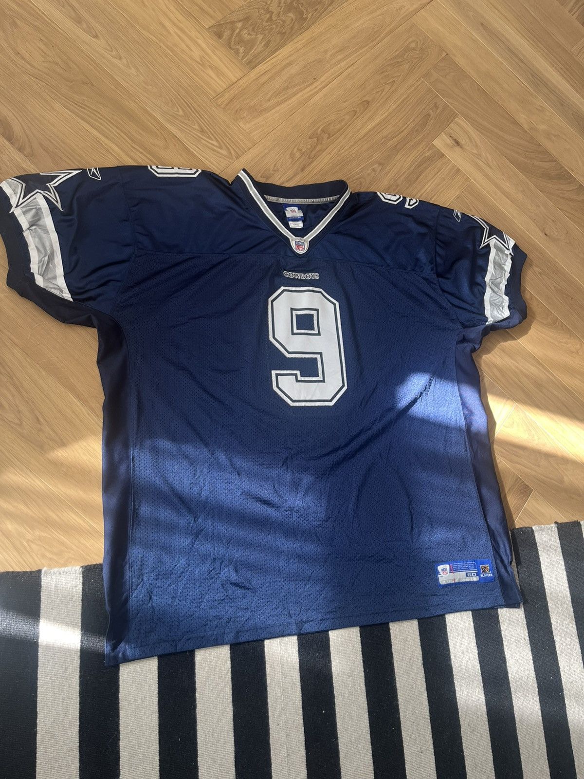 Reebok Dallas Cowboys #9 Tony Romo 2007 Reebok Authentic Jersey Size US XXL / EU 58 / 5 - 2 Thumbnail