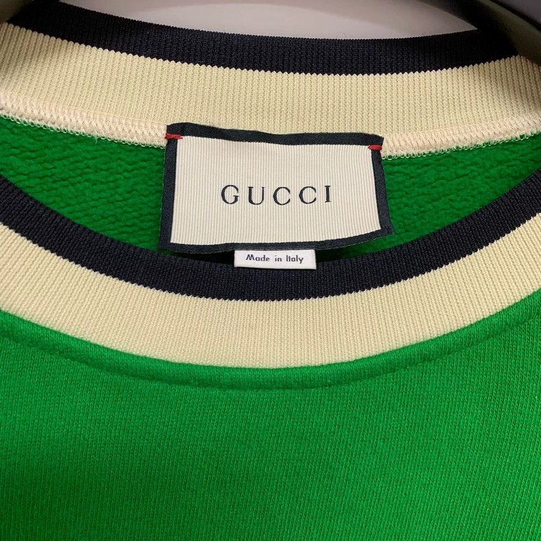 Gucci Gucci Green whale logo sweatshirt 2503-Nextarrow Size US M / EU 48-50 / 2 - 3 Thumbnail