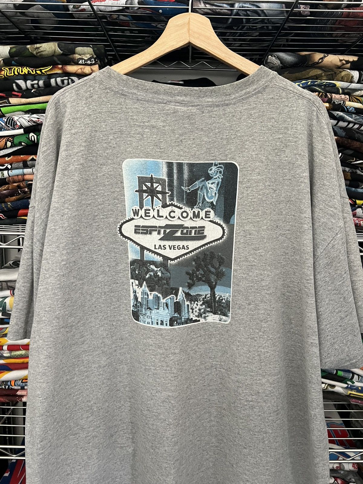 Vintage 90s ESPN Zone Las Vegas Promo Tee Size US XXL / EU 58 / 5 - 6 Thumbnail