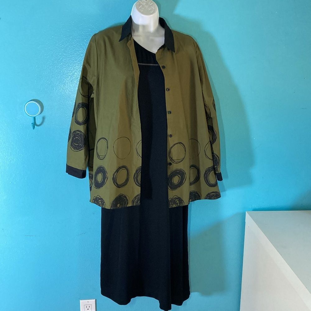 Rundholz Simply Vanite Couture Womens OS A-Line Oversized Button Up S Size ONE SIZE - 10 Thumbnail