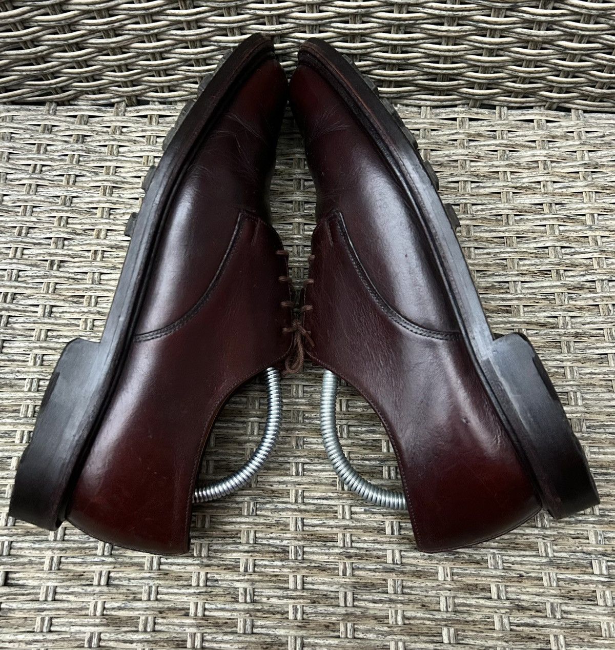 Grenson Vintage 90s Grenson Country Label Plain Toe Brown Derby Size US 8 / EU 41 - 6 Thumbnail