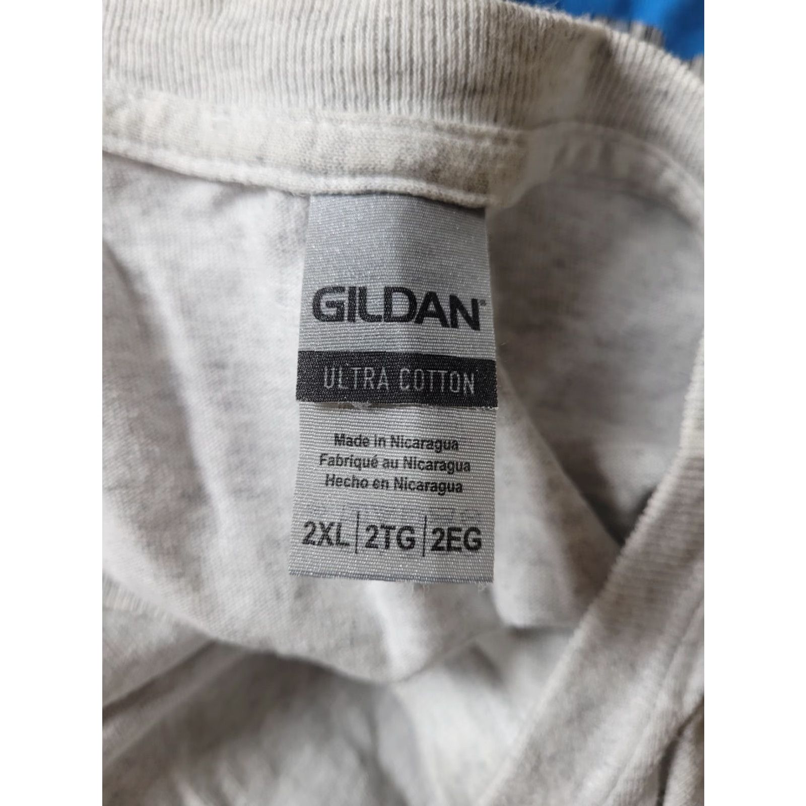 Gildan VINTAGE Straits of Mackinac Shipwreck Preserve T Shirt 2XL Gildan Mens Gray Cotton Blend Crew Neck Short Sleeve Nautical Graphic Tee Modern? Size US XXL / EU 58 / 5 - 5 Thumbnail