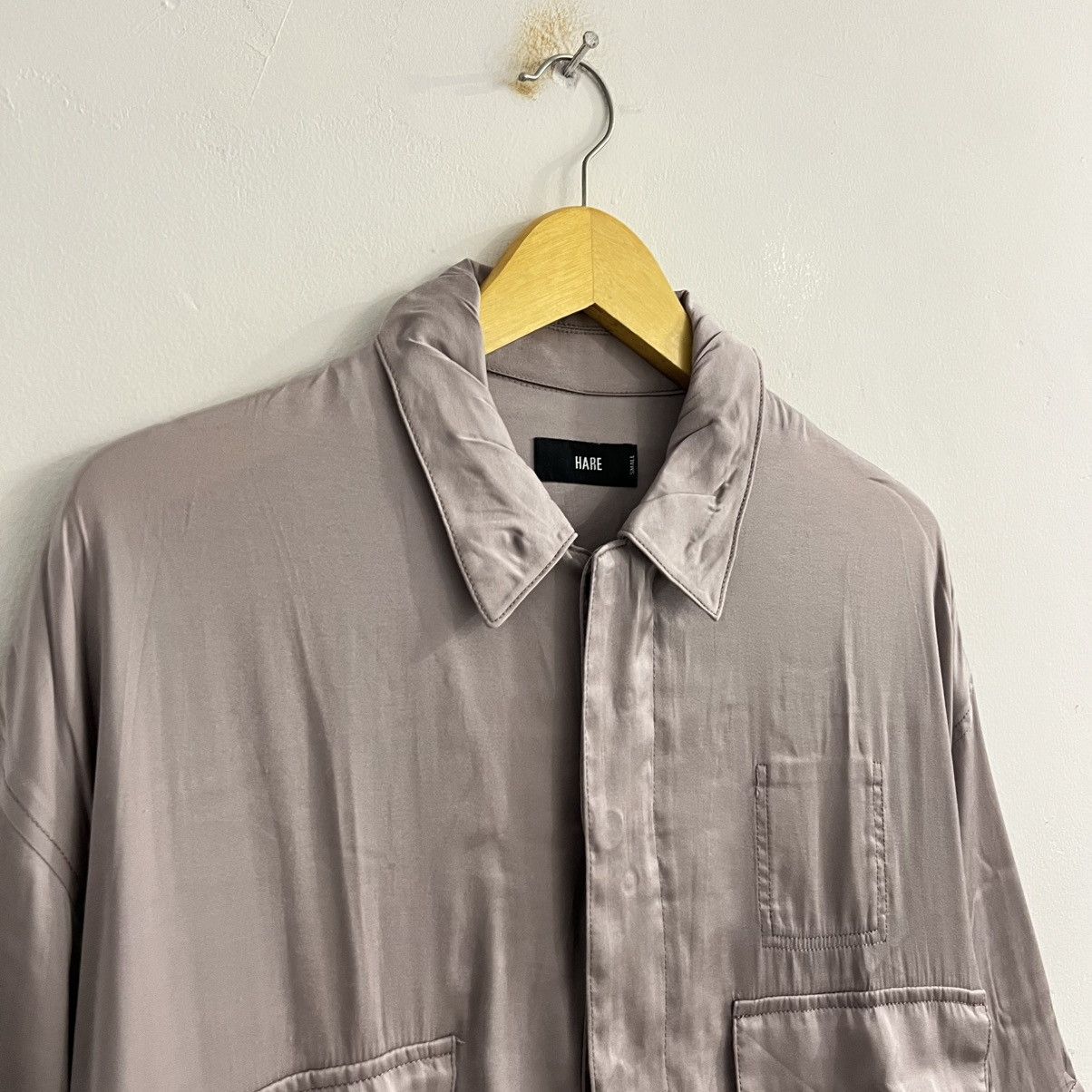 Japanese Brand HARE Japan Unique Pocket Oversize Button Up - Japanese Brand Size US S / EU 44-46 / 1 - 3 Thumbnail