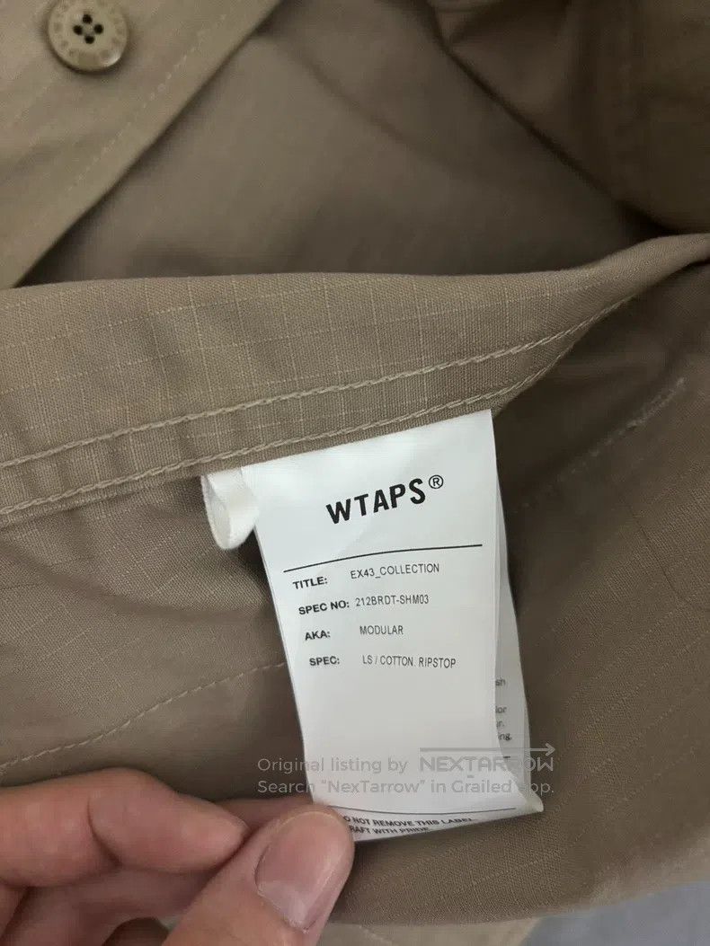 Wtaps Wtaps Solid color multi-pocket collar buttoned long-sleeve Size US S / EU 44-46 / 1 - 3 Thumbnail