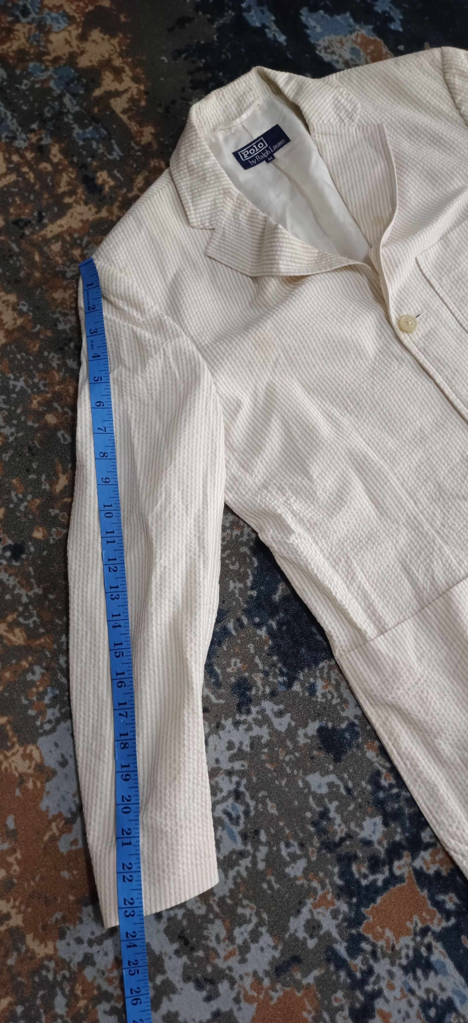 Polo Ralph Lauren 🔥Polo Ralph Lauren Hickory Stripe Blazer Size US M / EU 48-50 / 2 - 12 Thumbnail