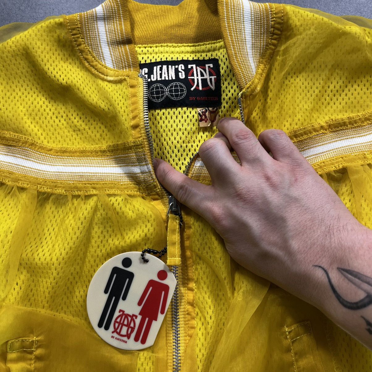Jean Paul Gaultier Archive 90s Jean Paul Gaultier JPG Transparent Zip Jacket Size US S / EU 44-46 / 1 - 10 Thumbnail