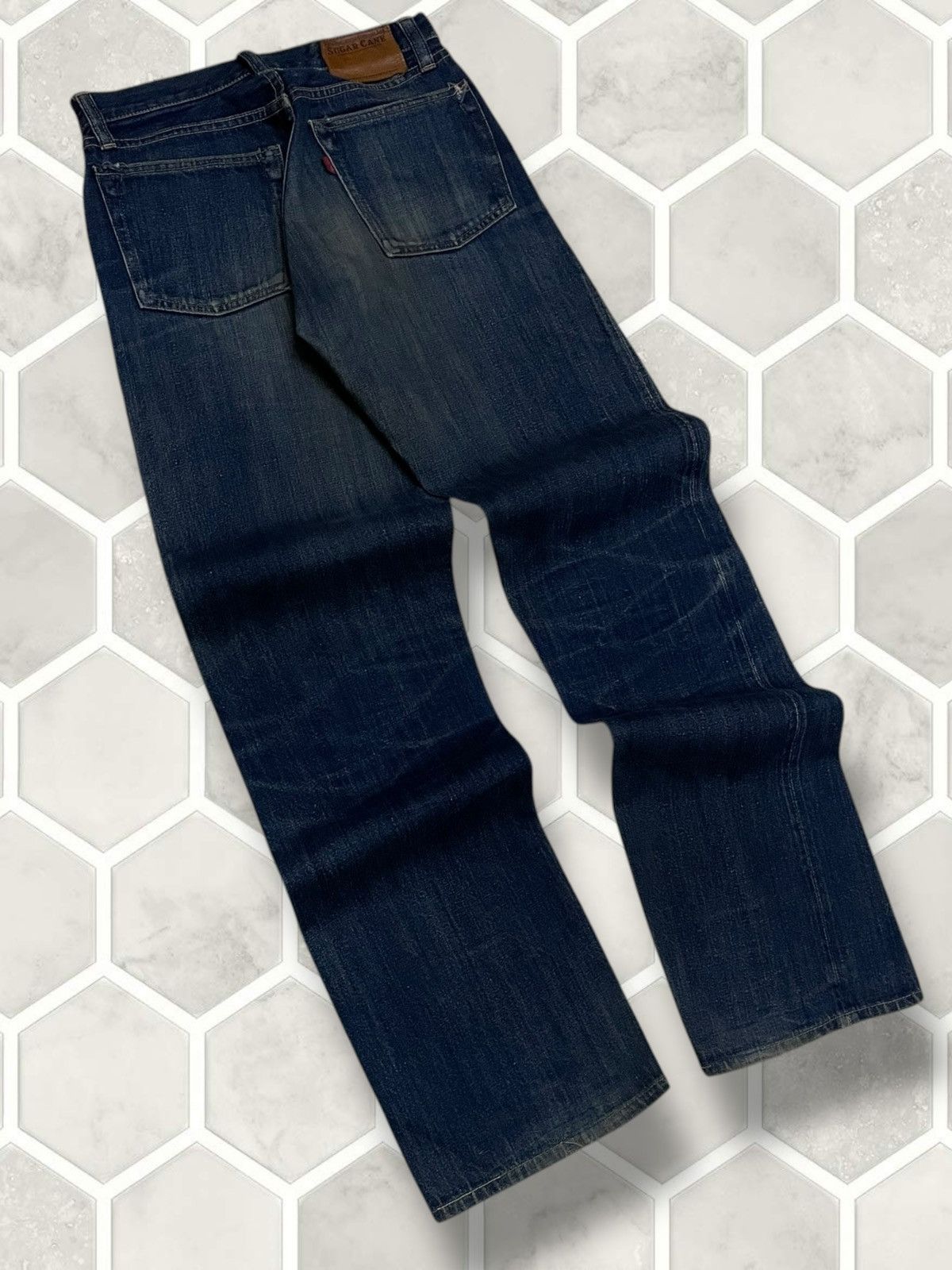 Sugar Cane Vintage Rare 1990s Japan Designer Sugar Cane Selvedge Denim Size US 27 - 10 Thumbnail