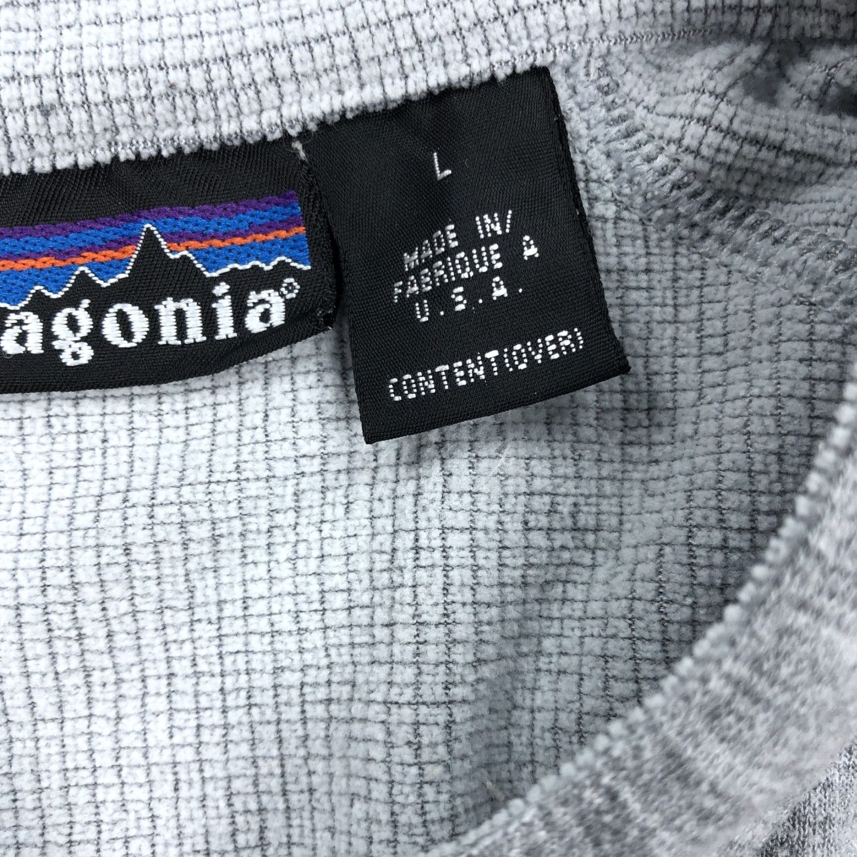 Patagonia Patagonia Men’s L Gray Polartec 1/4 Zip Pullover Raglan Sleeves Size US L / EU 52-54 / 3 - 5 Thumbnail