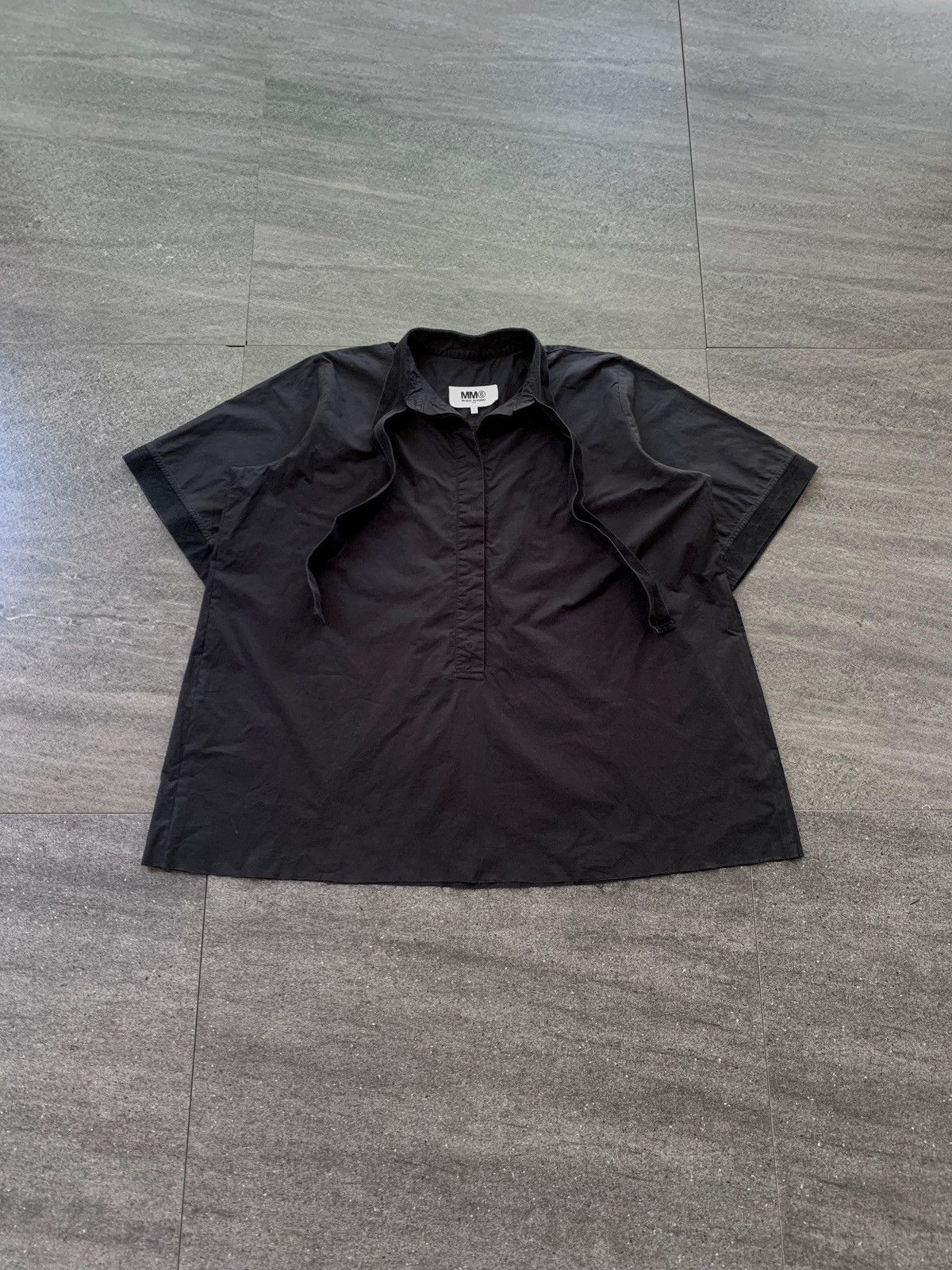 Maison Margiela FREE TAX! MM6 Ribbon Collared Shirt Size US M / EU 48-50 / 2 - 2 Thumbnail
