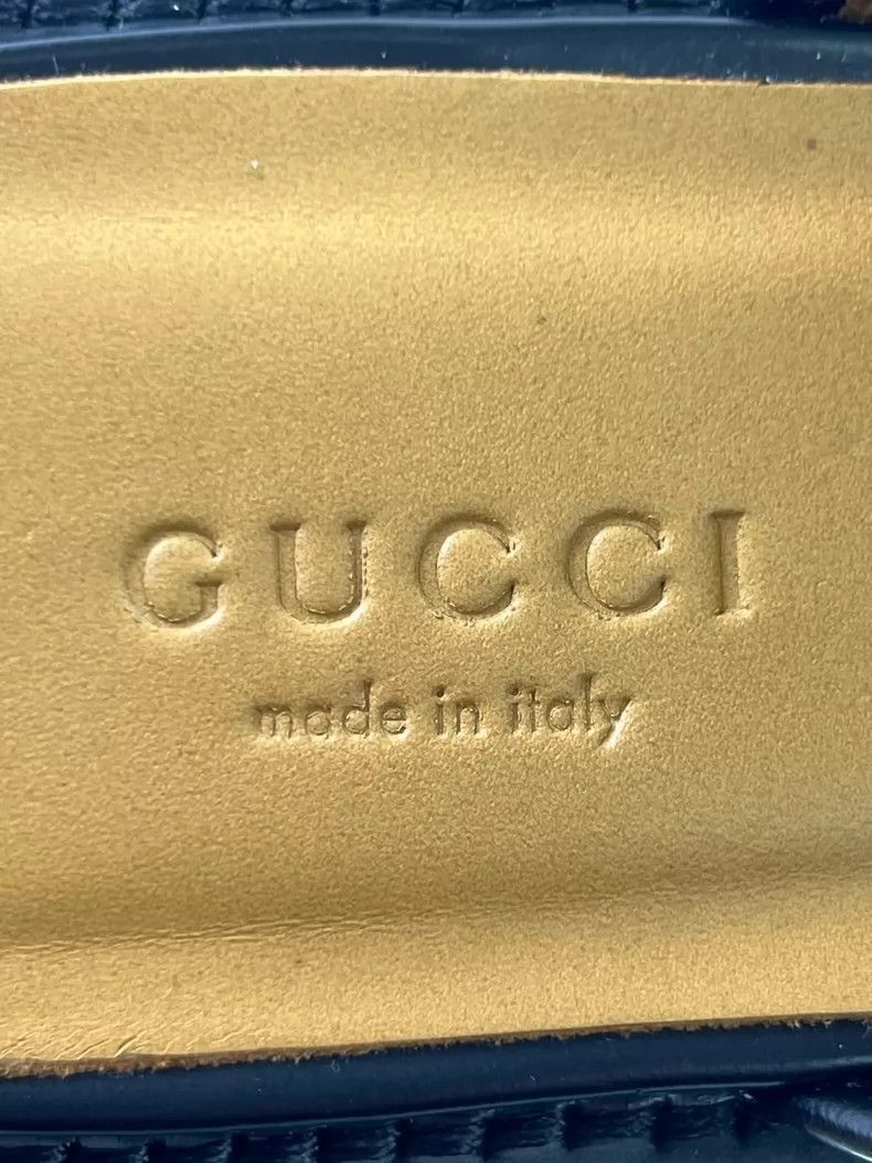 Gucci Gucci Leather SlipOn Loafers with Horsebit-2505 Size US 5 / EU 37 - 6 Thumbnail