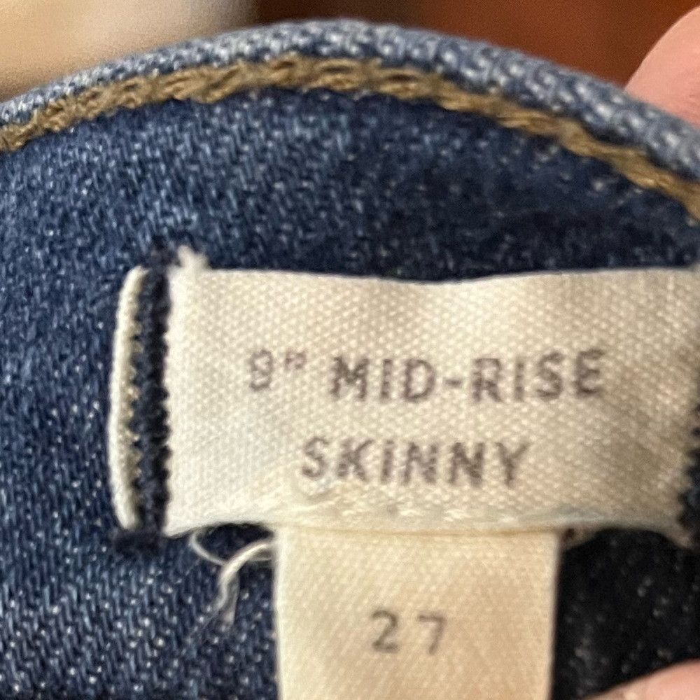 Madewell Madewell 9” Mid Rise Skinny Jeans Size 27" / US 4 / IT 40 - 5 Thumbnail