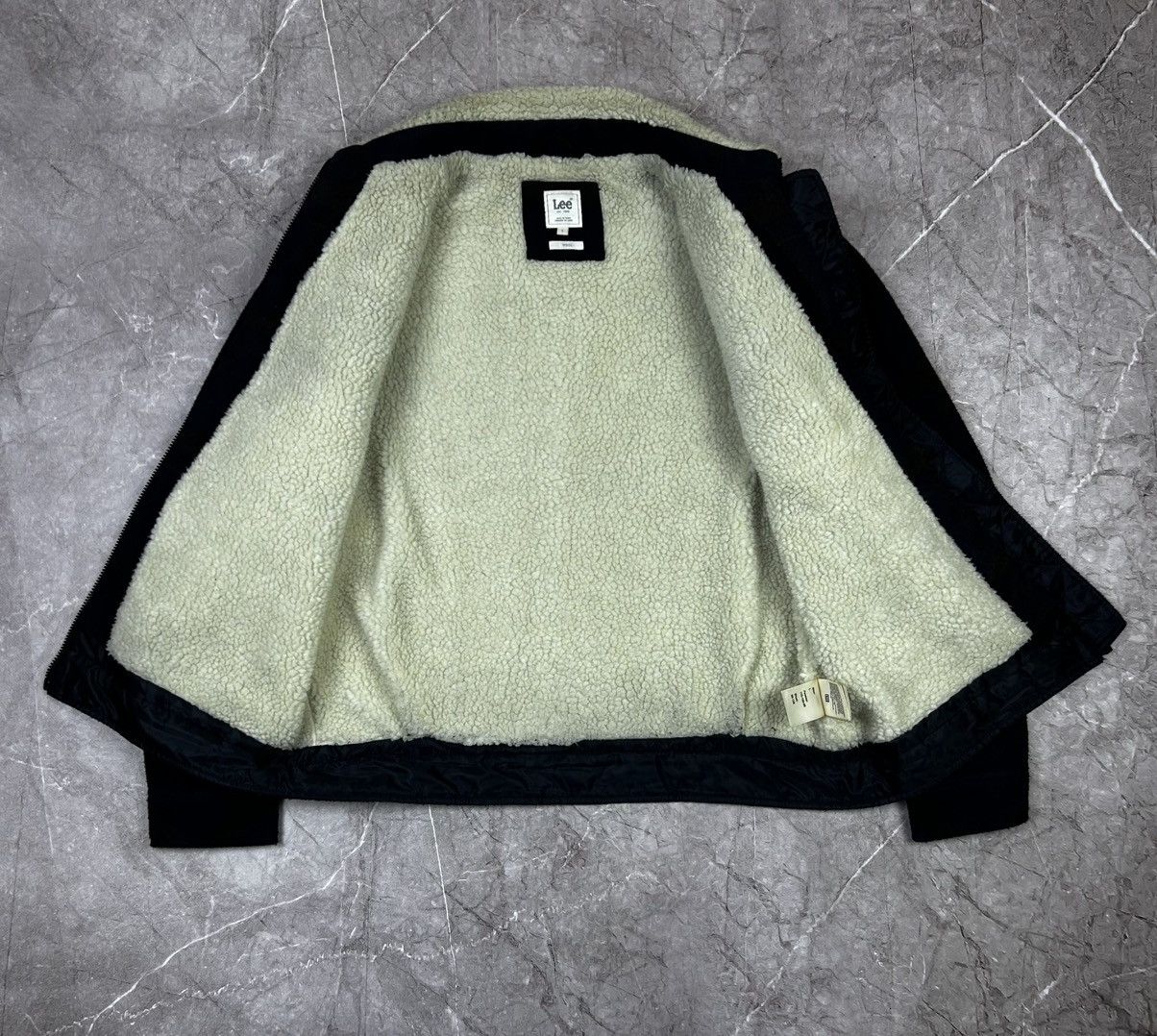 Lee Lee Vintage Fleece Wool Sherpa Jacket Size US M / EU 48-50 / 2 - 2 Thumbnail