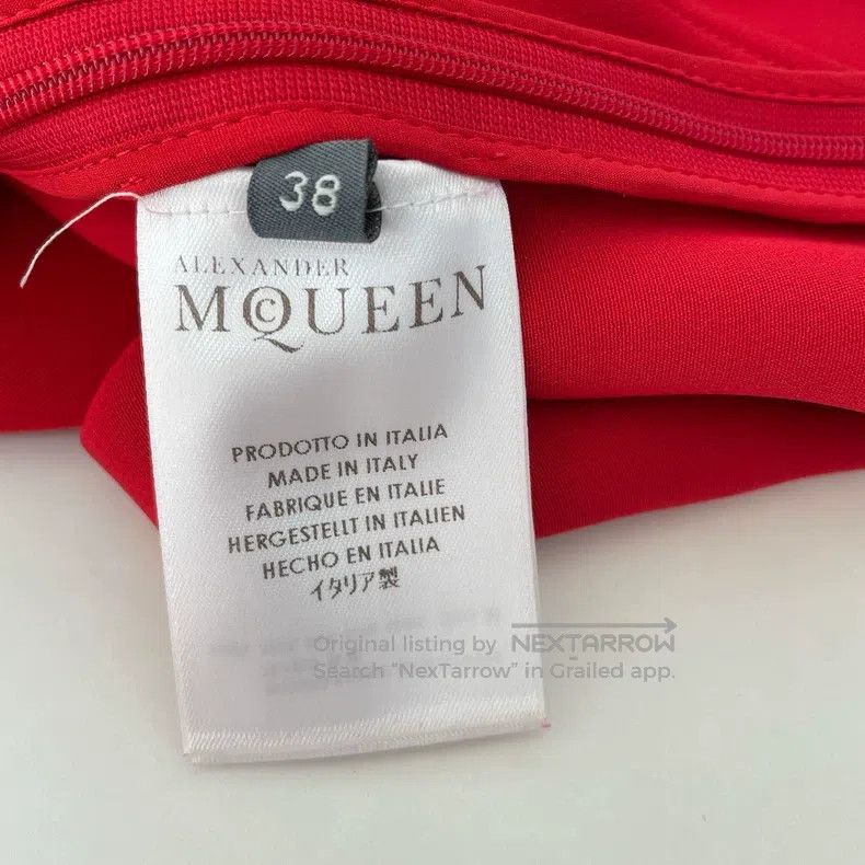 Alexander McQueen Alexander Mcqueen Red sleeveless top Size XS / US 0-2 / IT 36-38 - 8 Thumbnail