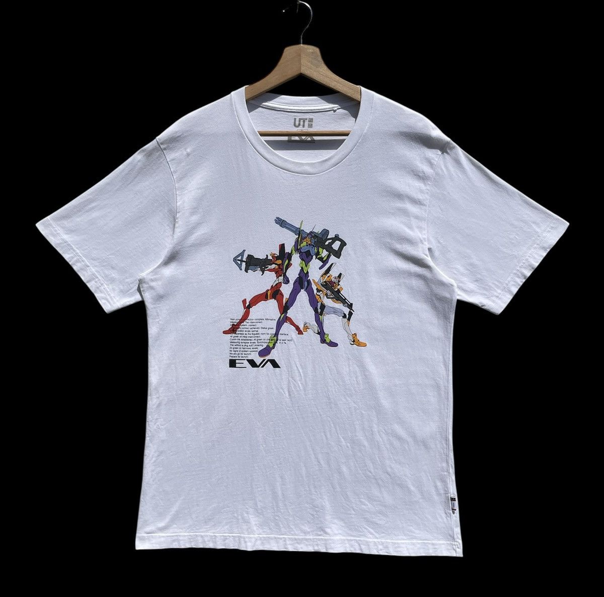 Anime RARE🔥 Evangelion Neon Genesis Anime Tee Tshirt Size US XL / EU 56 / 4 - 1 Thumbnail